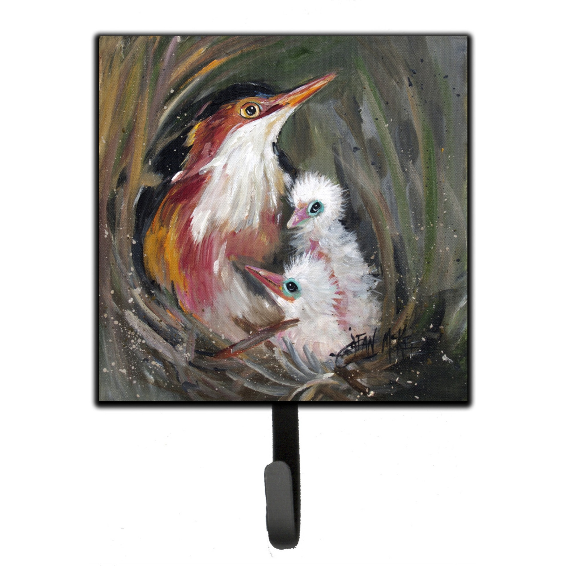 &quotCaroline's Treasures JMK1224SH4 Happy Family Leash or Key Holder, Small, Multicolor"