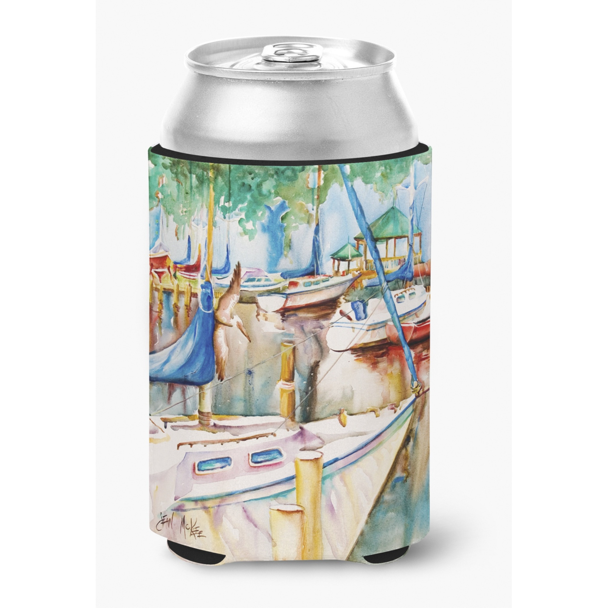 Gazebo and Sailboats Can or Bottle Hugger JMK1239CC