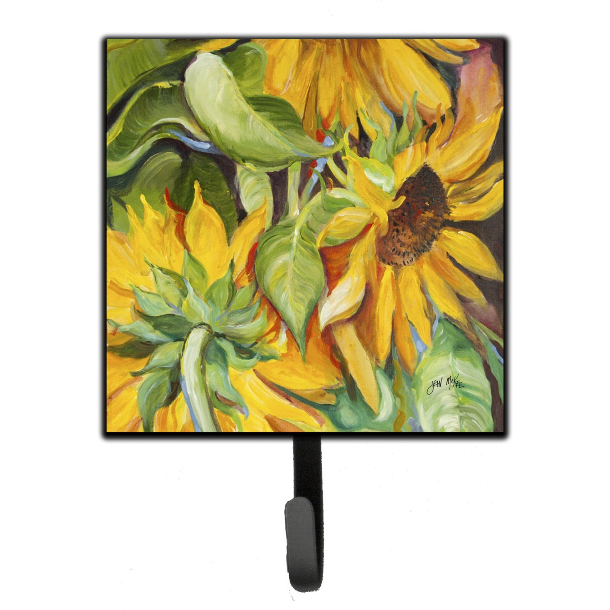 &quotCaroline's Treasures JMK1266SH4 Sunflowers Leash or Key Holder, Small, Multicolor"
