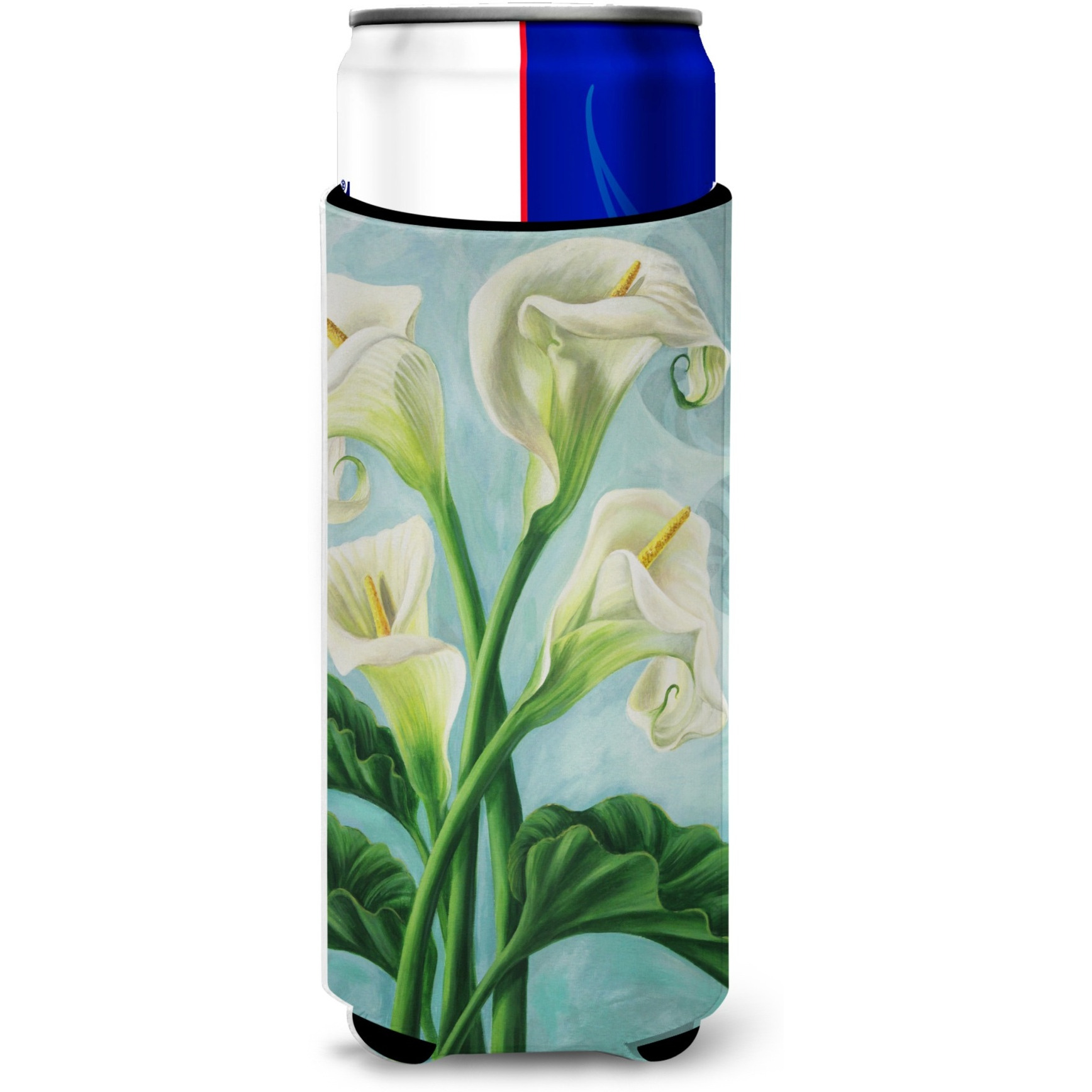 &quotCaroline's Treasures Arum Lilly by Judith Yates Michelob Ultra Koozies for Slim Cans, Multicolor"