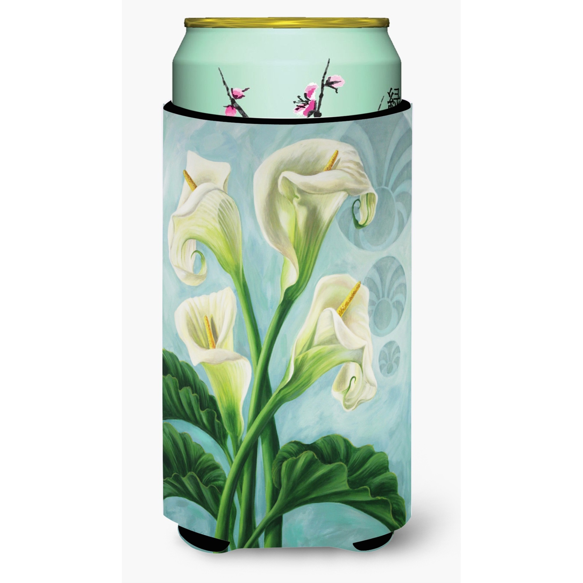 &quotCaroline's Treasures Arum Lilly by Judith Yates Tall Boy Koozie Hugger, Multicolor"