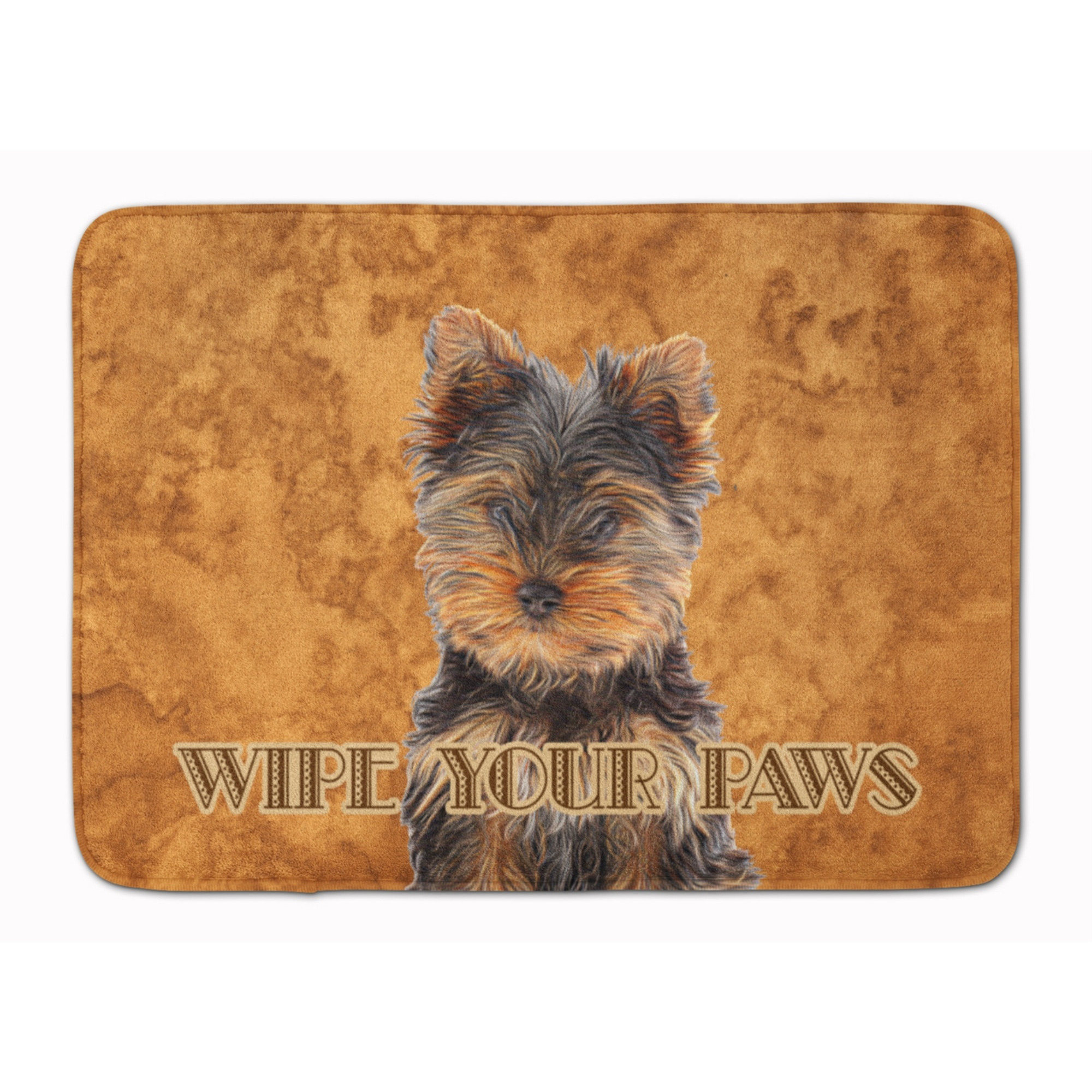 &quotCaroline's Treasures Yorkie Puppy Yorkshire Terrier Floor Mat, 19"" x 27"", Multicolor"