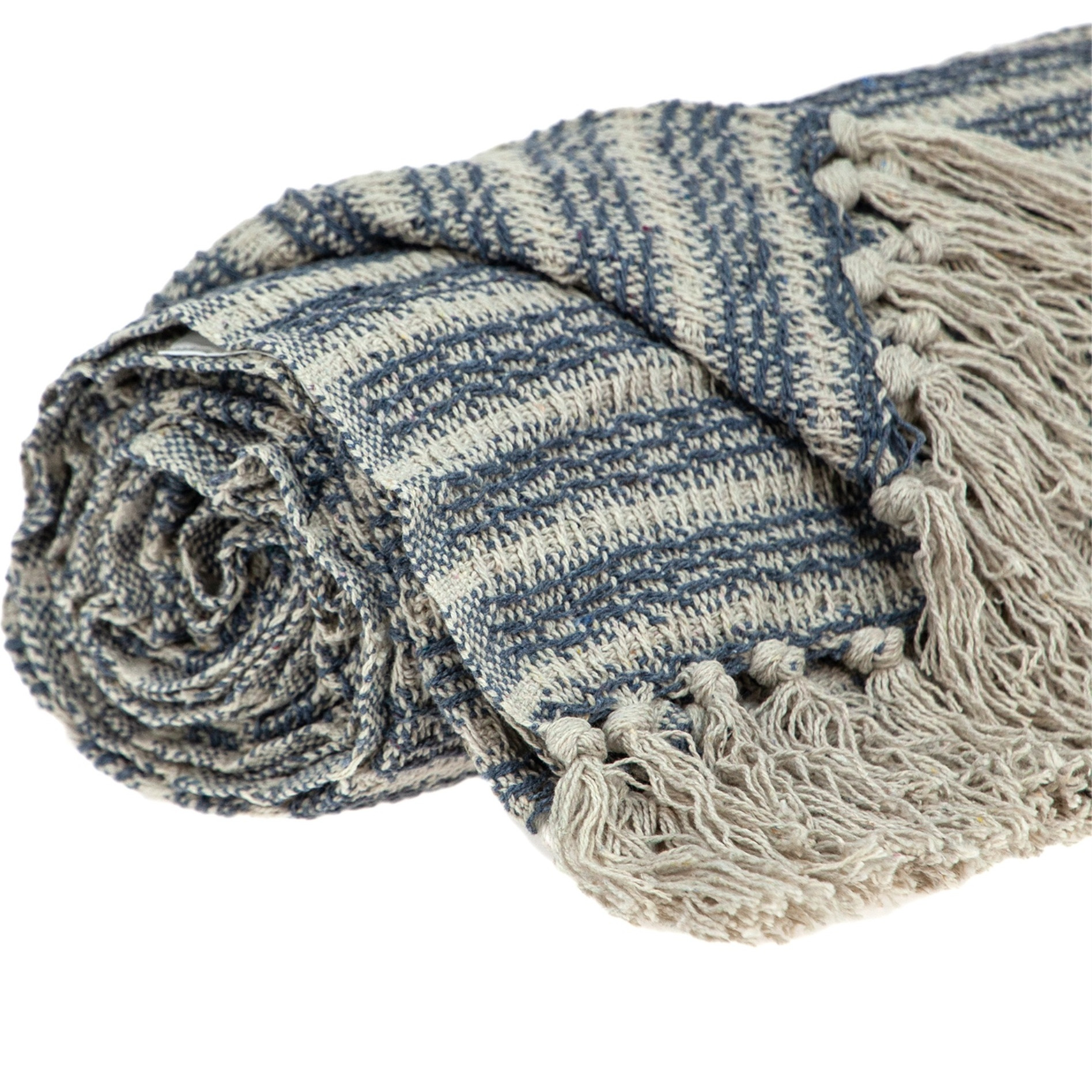 Parkland Collection Simone Casual Beige 52" x 67" Woven Handloom Throw