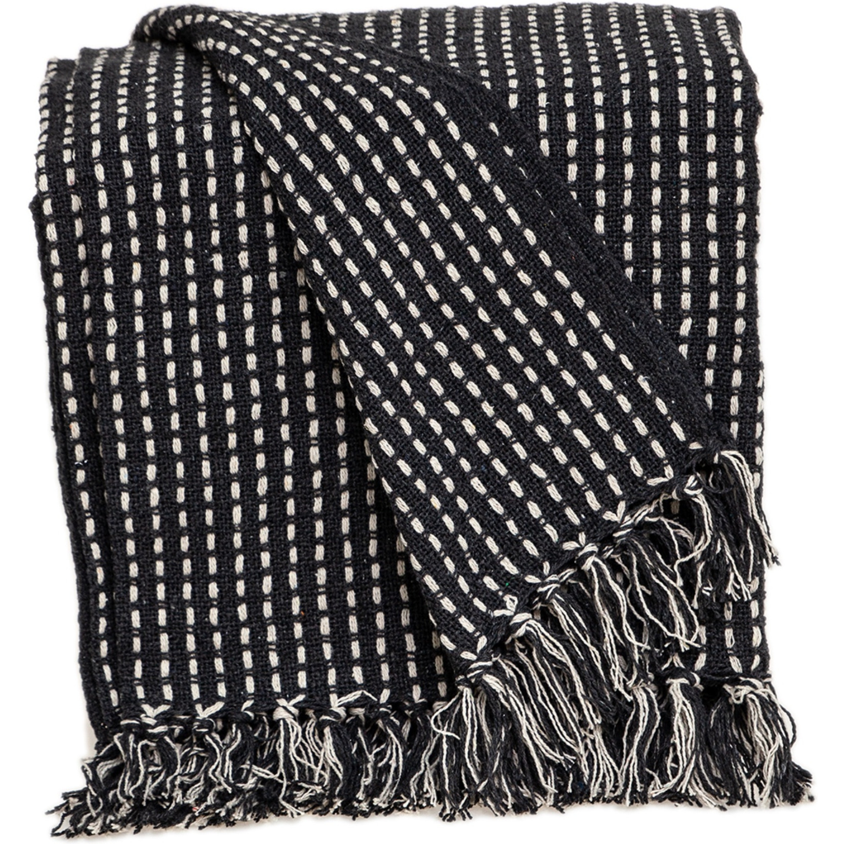 Parkland Collection Petra Casual Beige 52" x 67" Woven Handloom Throw