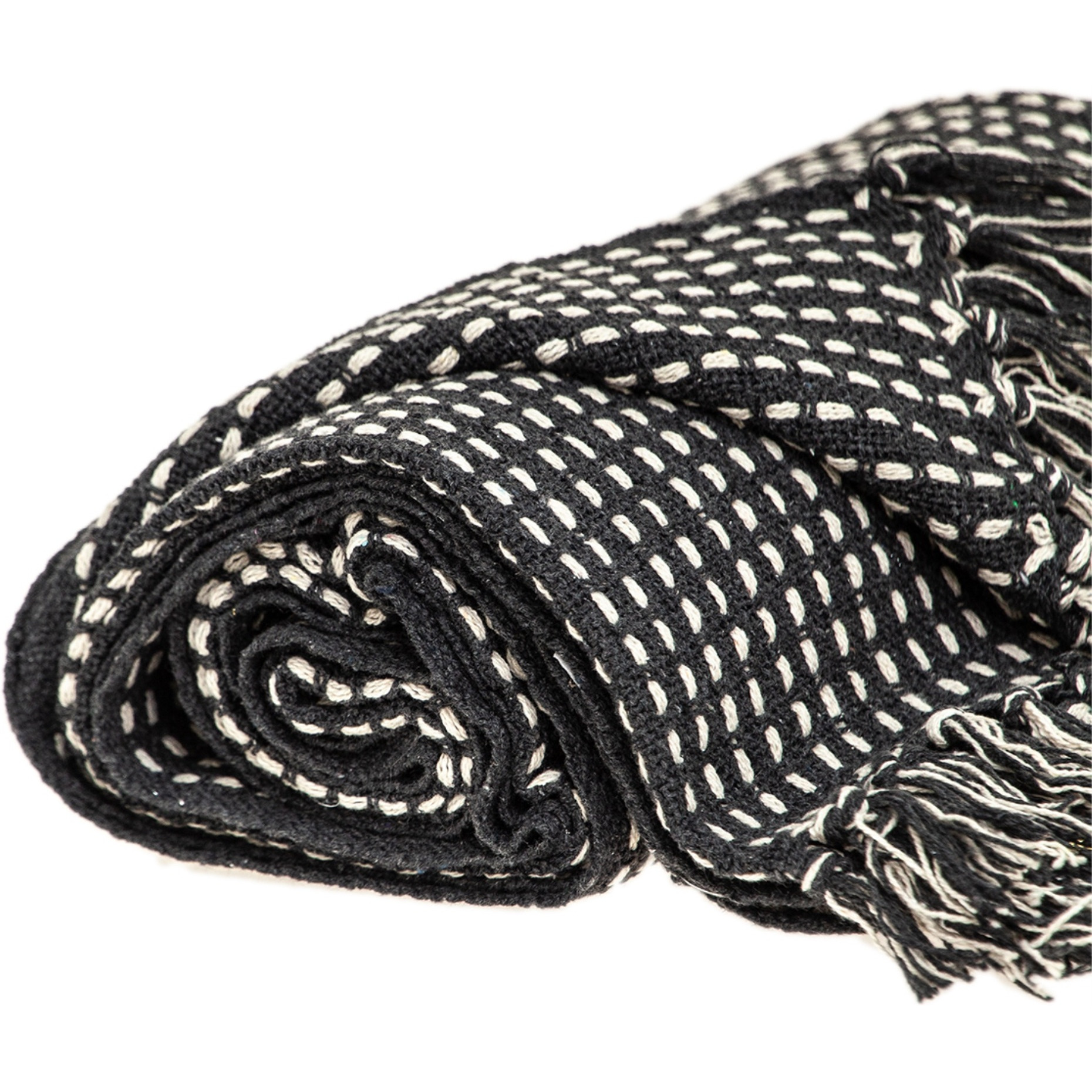 Parkland Collection Petra Casual Beige 52" x 67" Woven Handloom Throw