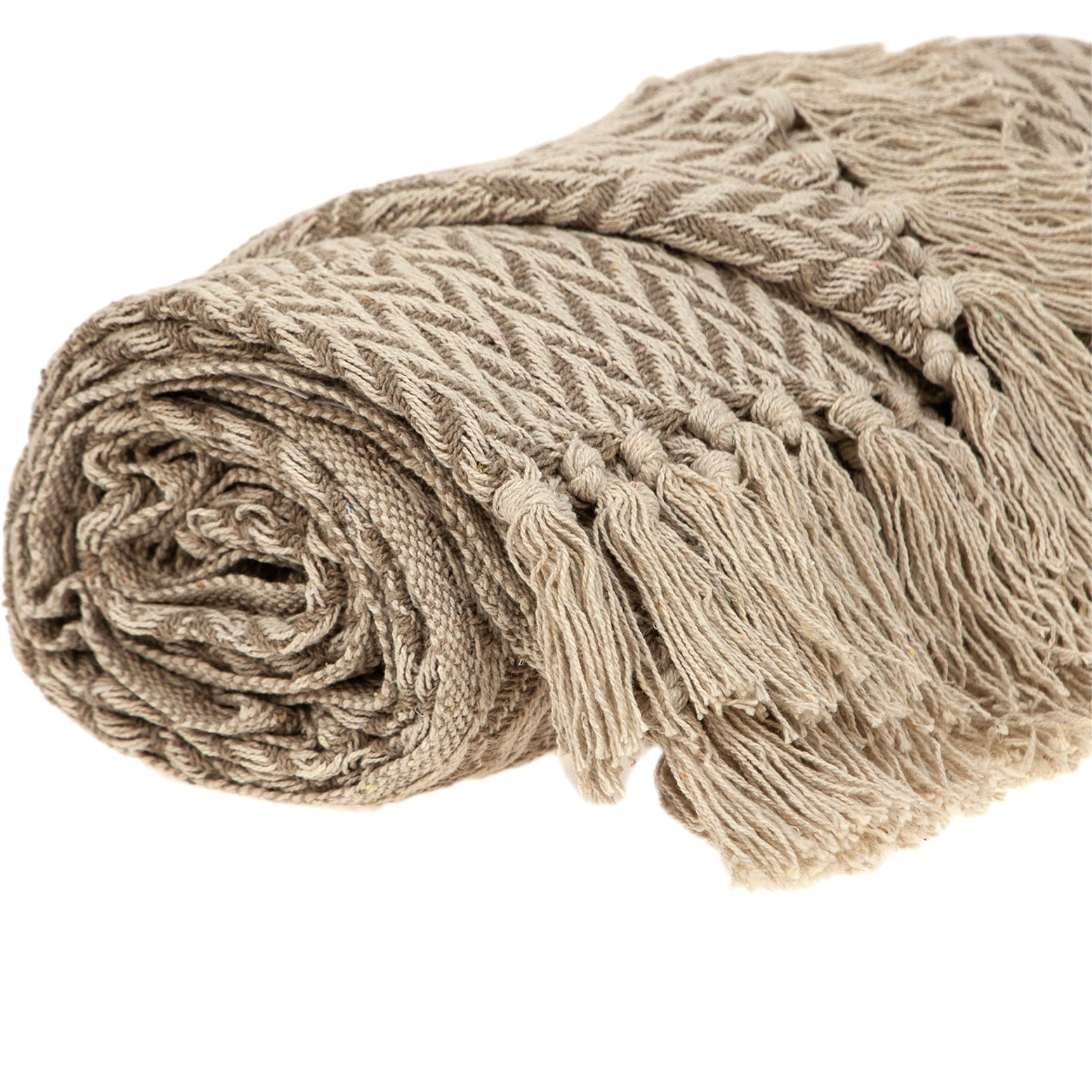 Parkland Collection Alma Transitional Brown 52" x 67" Woven Handloom Throw