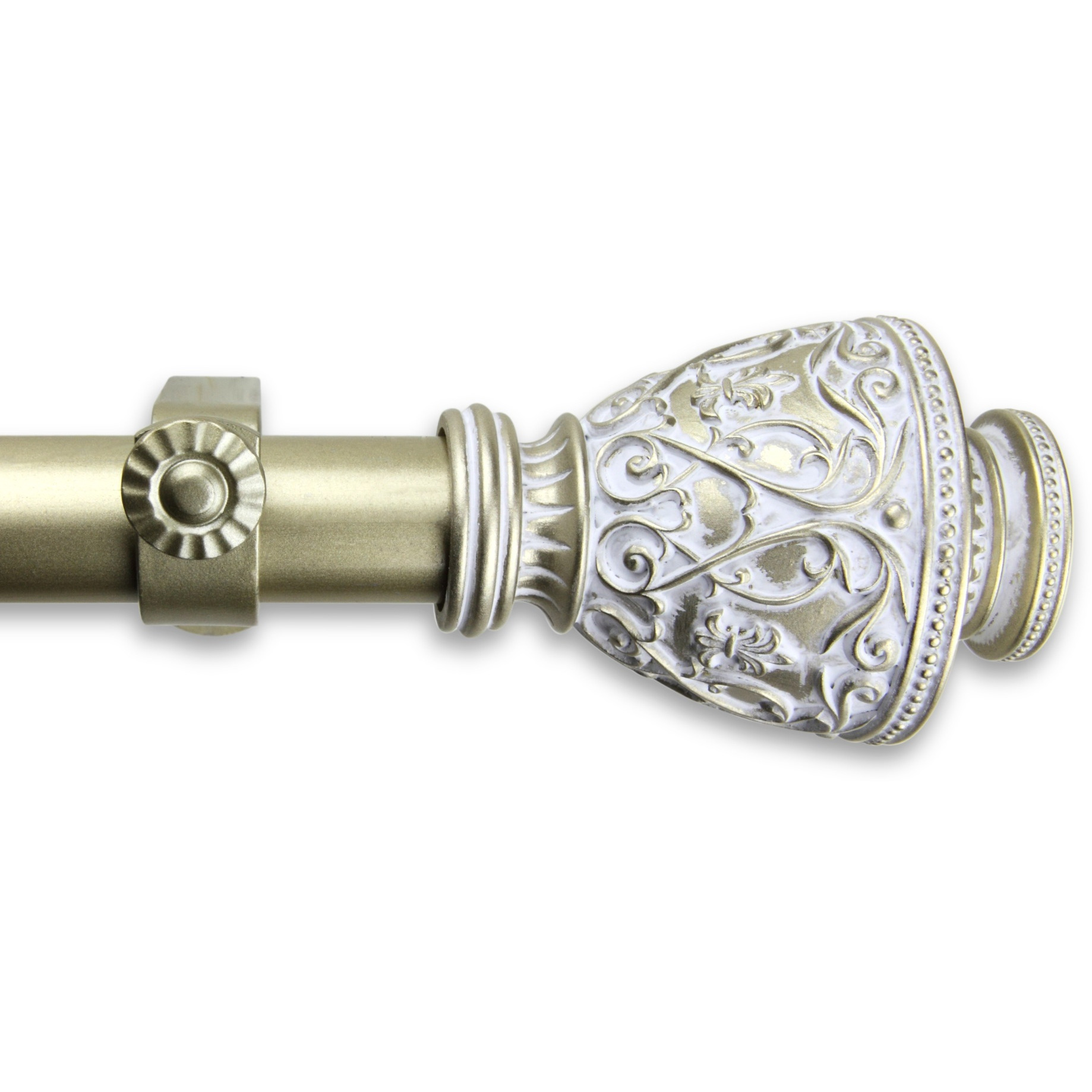 Virginia Curtain Rod 1 inch 120-170 inch - Gold