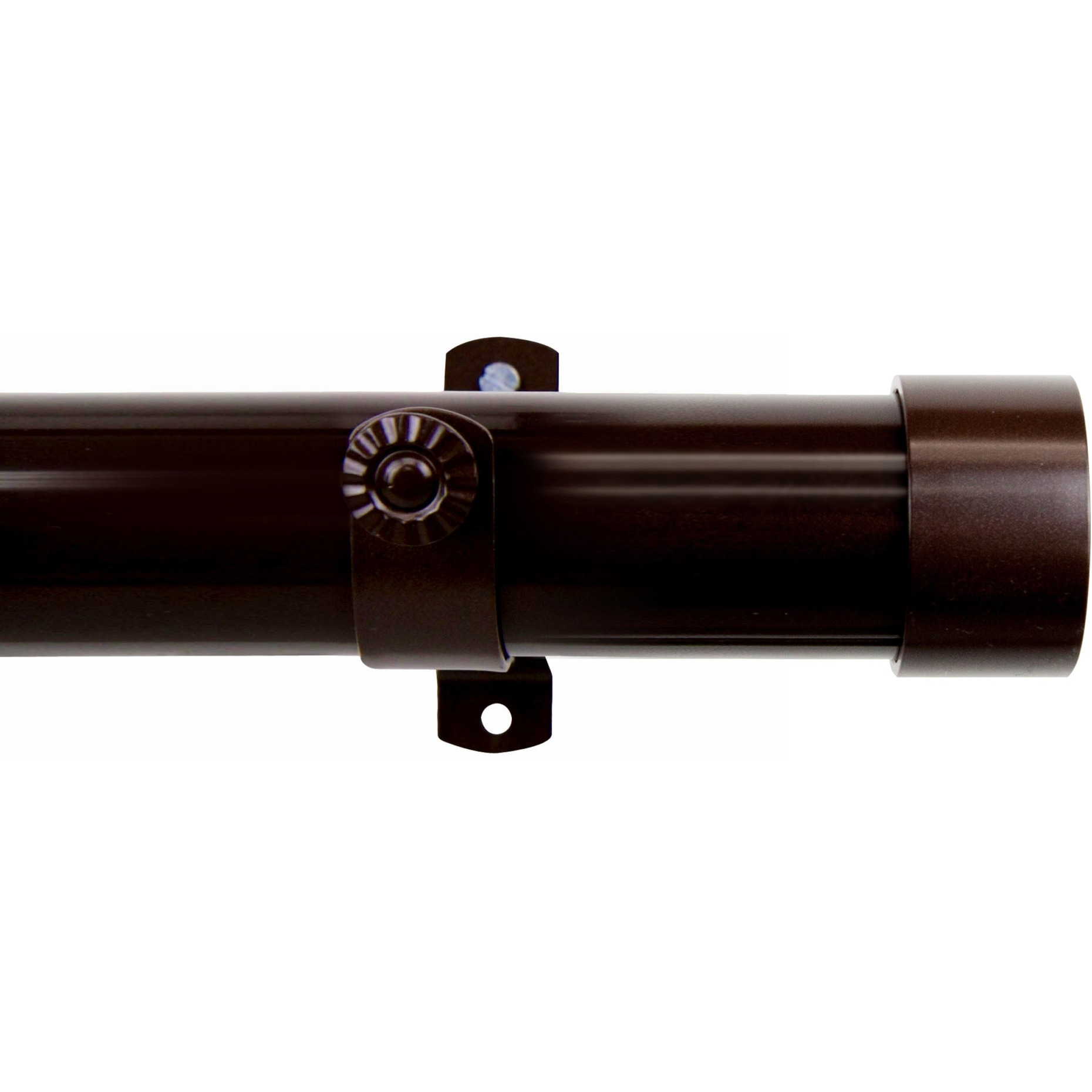 Sims Curtain Rod 1.5 inch 165" - 215" long - Cocoa