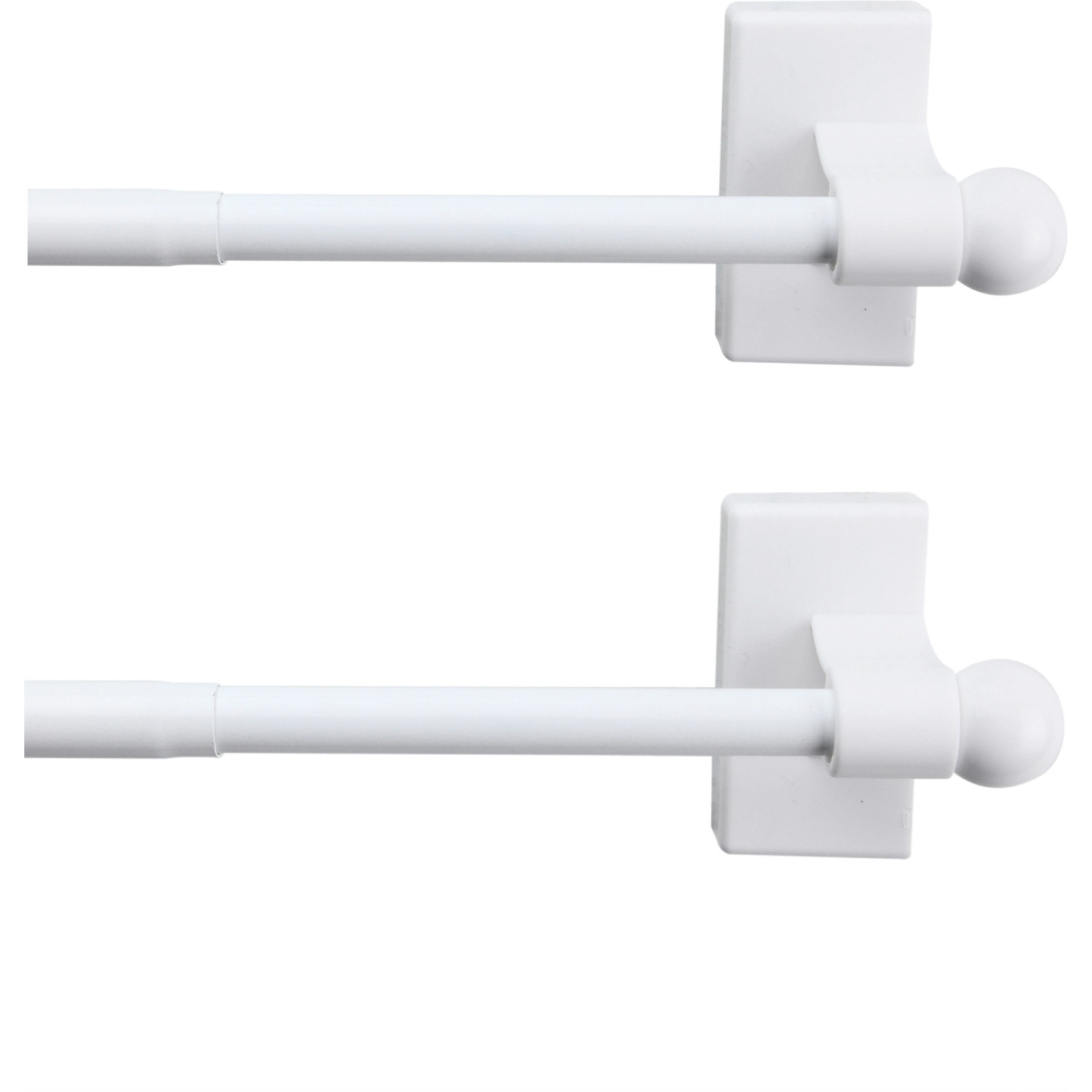 Magnetic Rod 7/16 inch 17-30 inch long ( Set of 2 ) - White