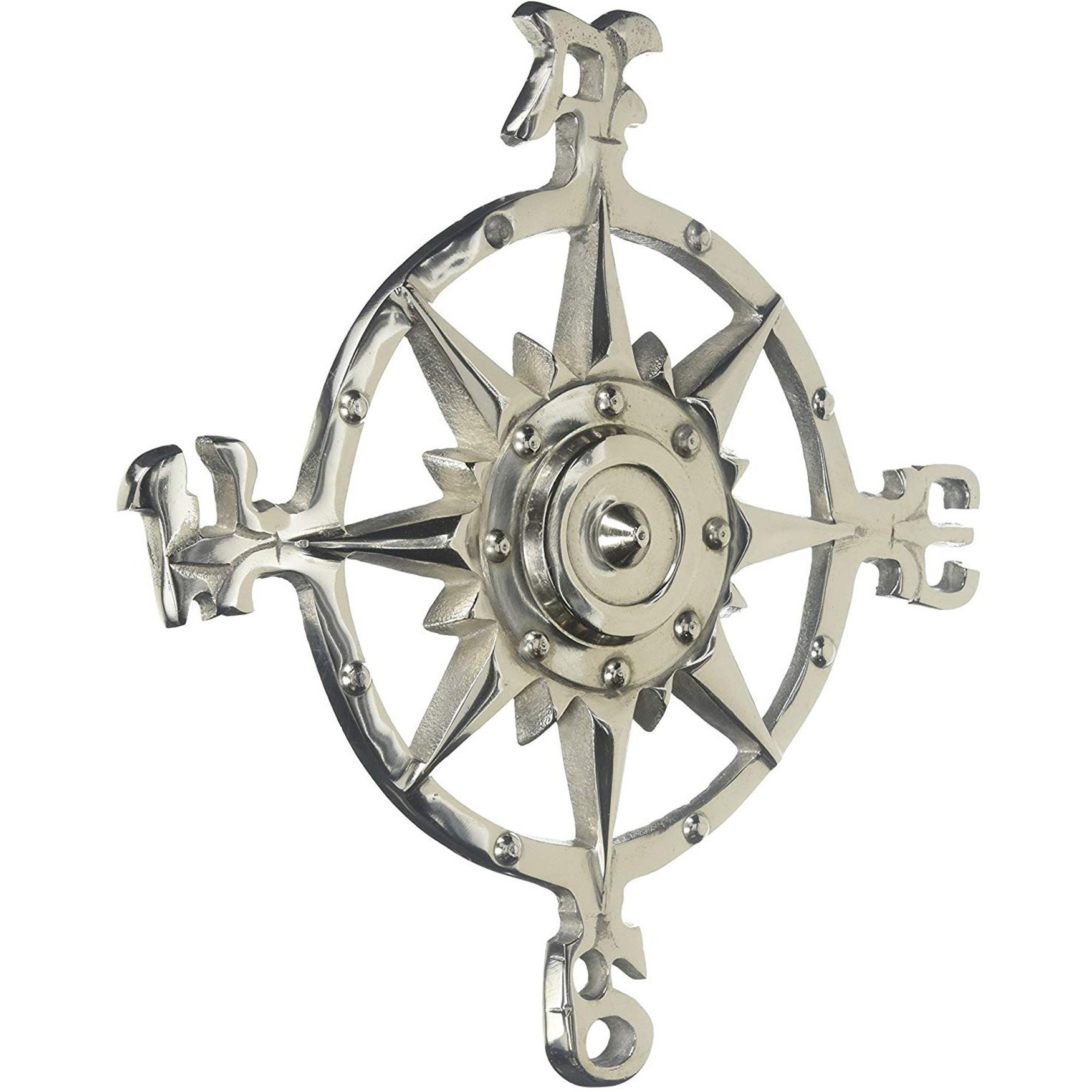 Aluminum Rose Compass 12"