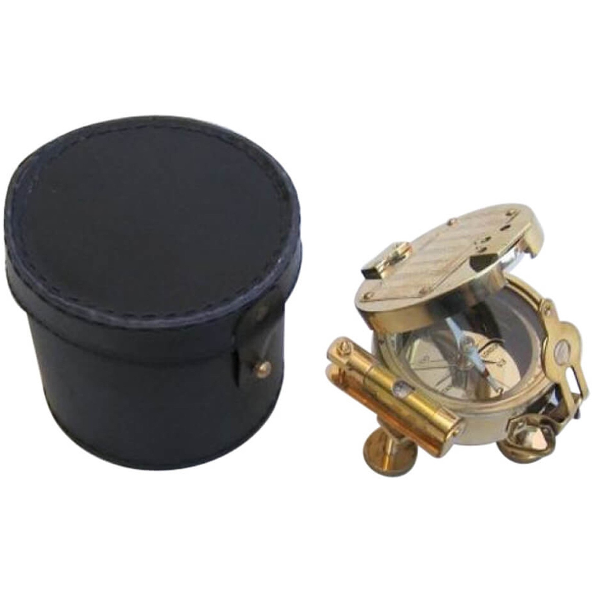 Brunton Stand Compass, Faux Leather Case