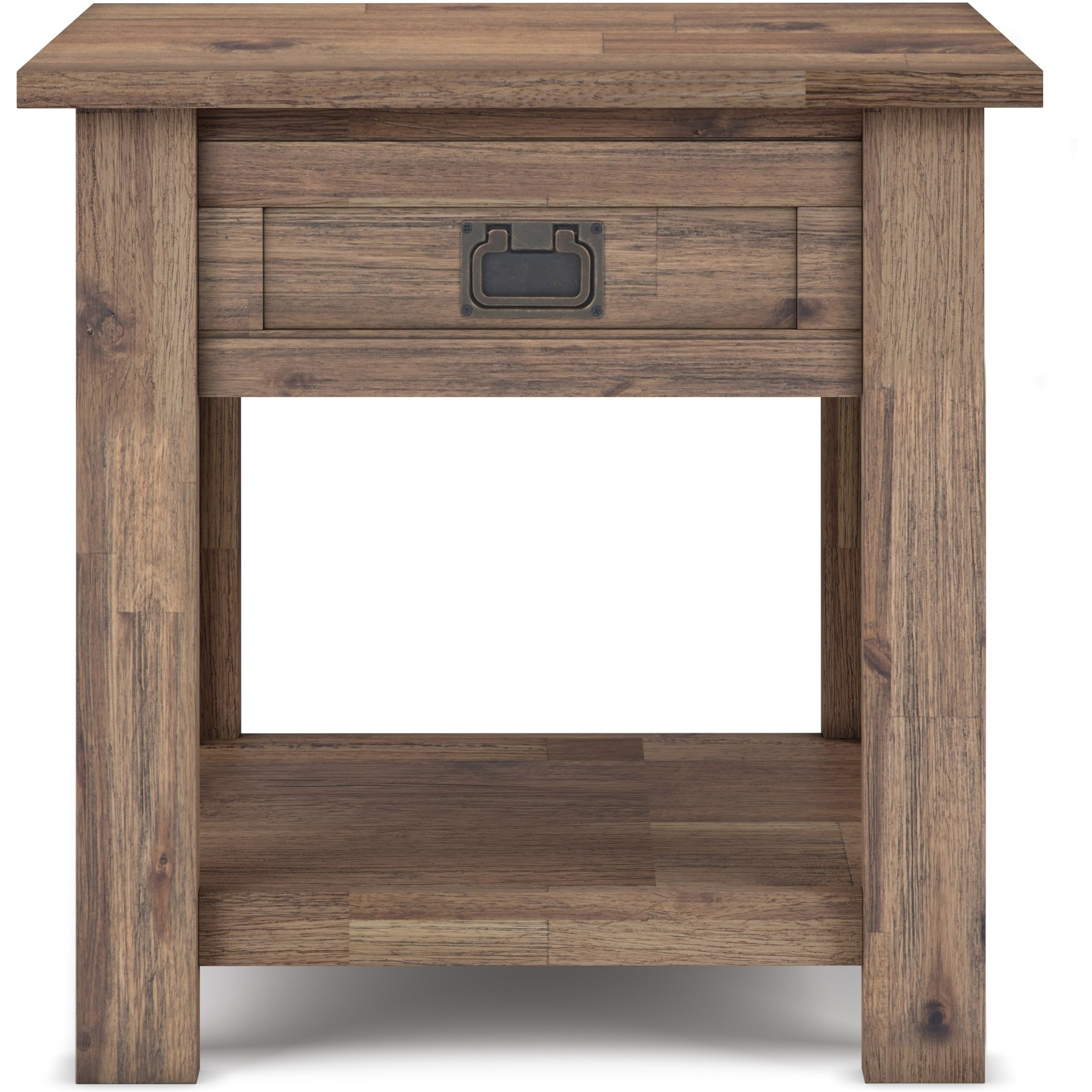 Monroe SOLID ACACIA WOOD 22 in Wide Square End Table