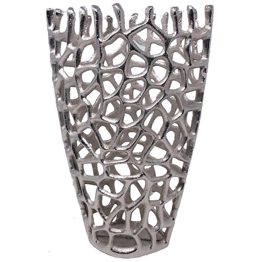Rama Silver Twig LG Table Vase