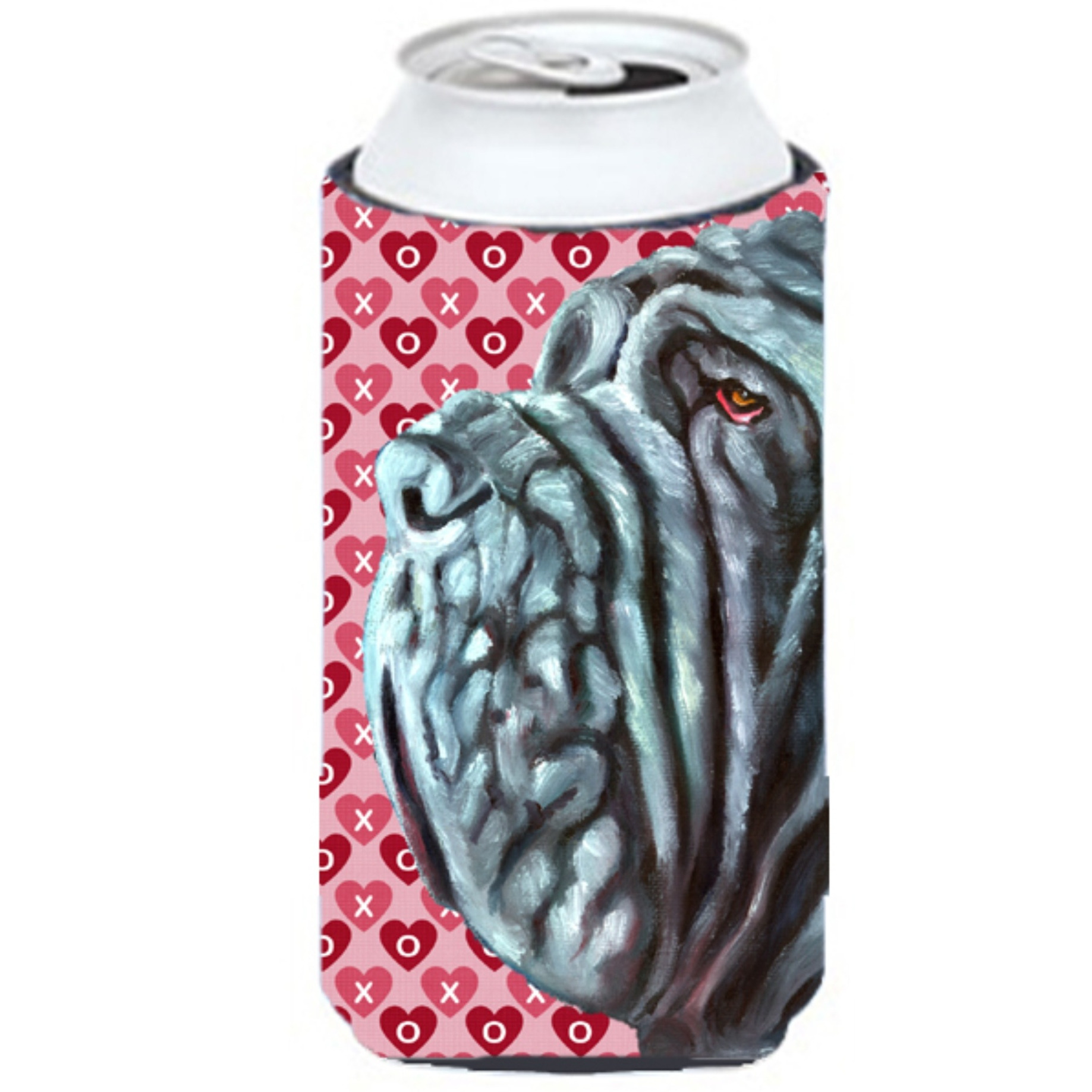 Neapolitan Mastiff Hearts Love and Valentine's Day Tall Boy Beverage Insulator Hugger LH9561TBC
