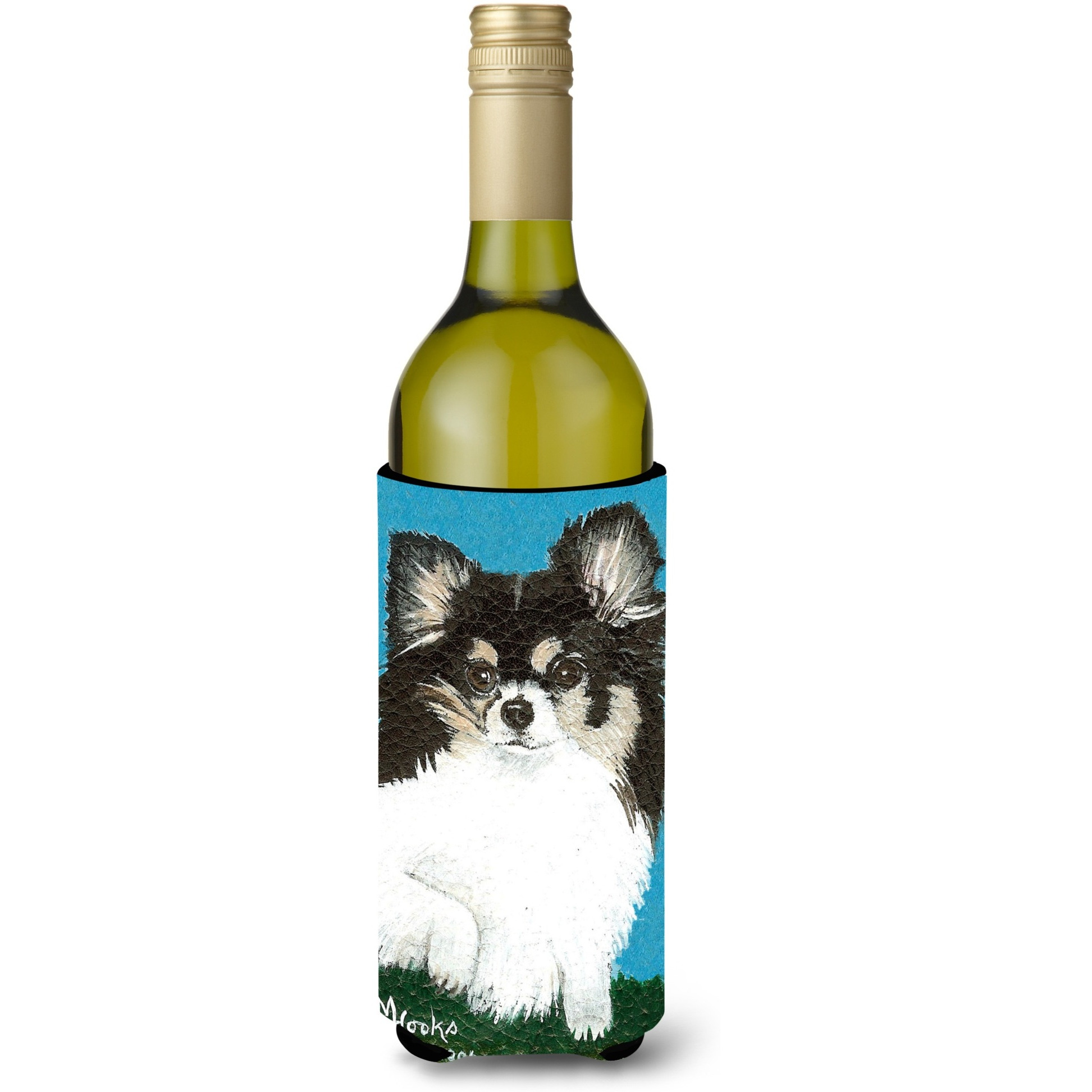 Chihuahua Cute Face Wine Bottle Beverage Insulator Hugger MH1022LITERK