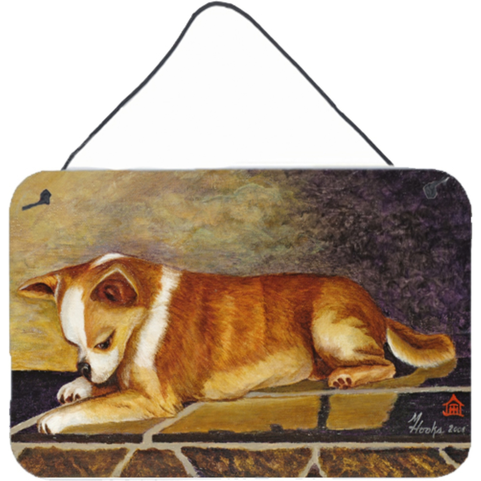 &quotCaroline's Treasures MH1052DS812 Chihuahua I See Me Wall or Door Hanging Prints, 8 x 12"", Multicolor"