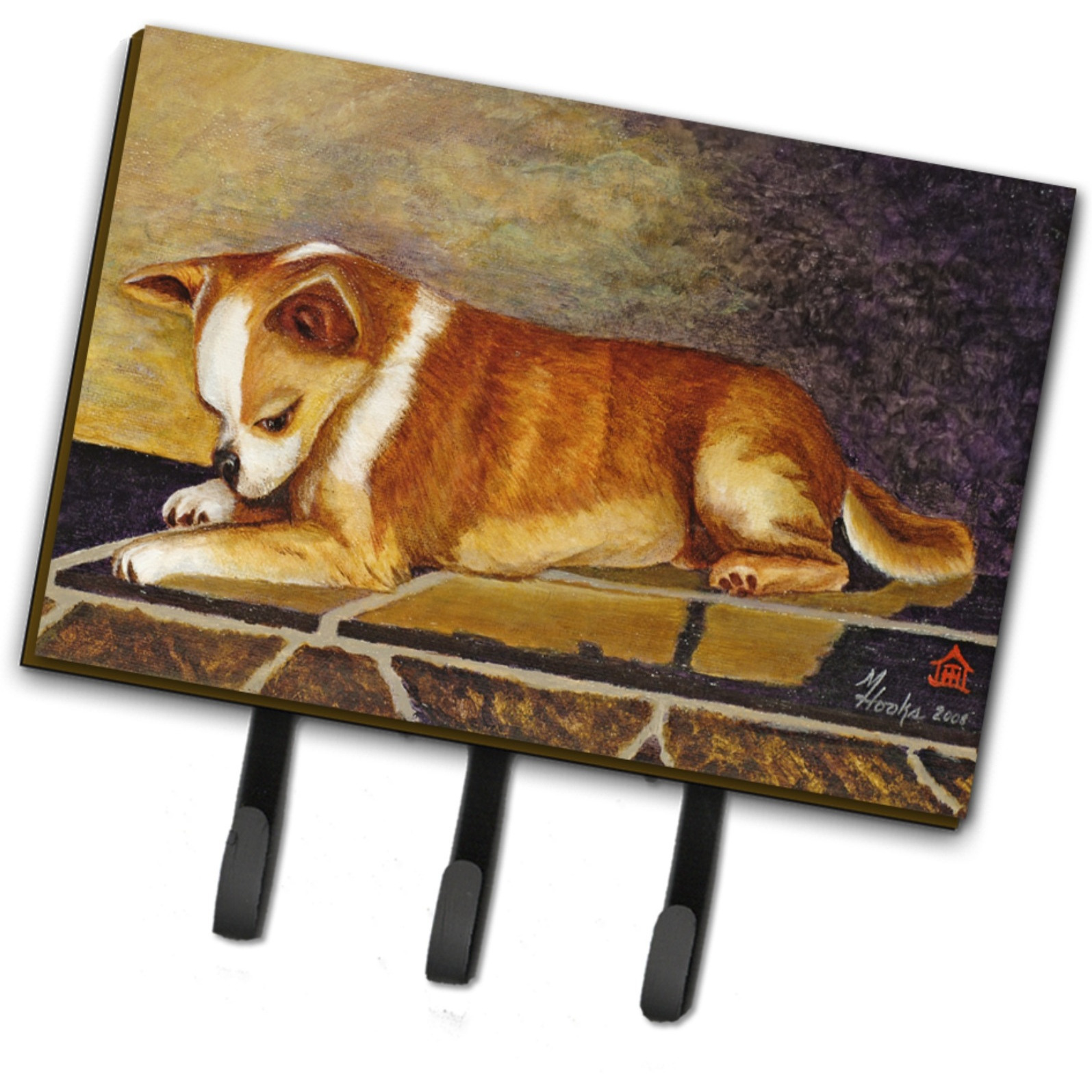 &quotCaroline's Treasures MH1052TH68 Chihuahua I See Me Leash or Key Holder, Large, Multicolor"
