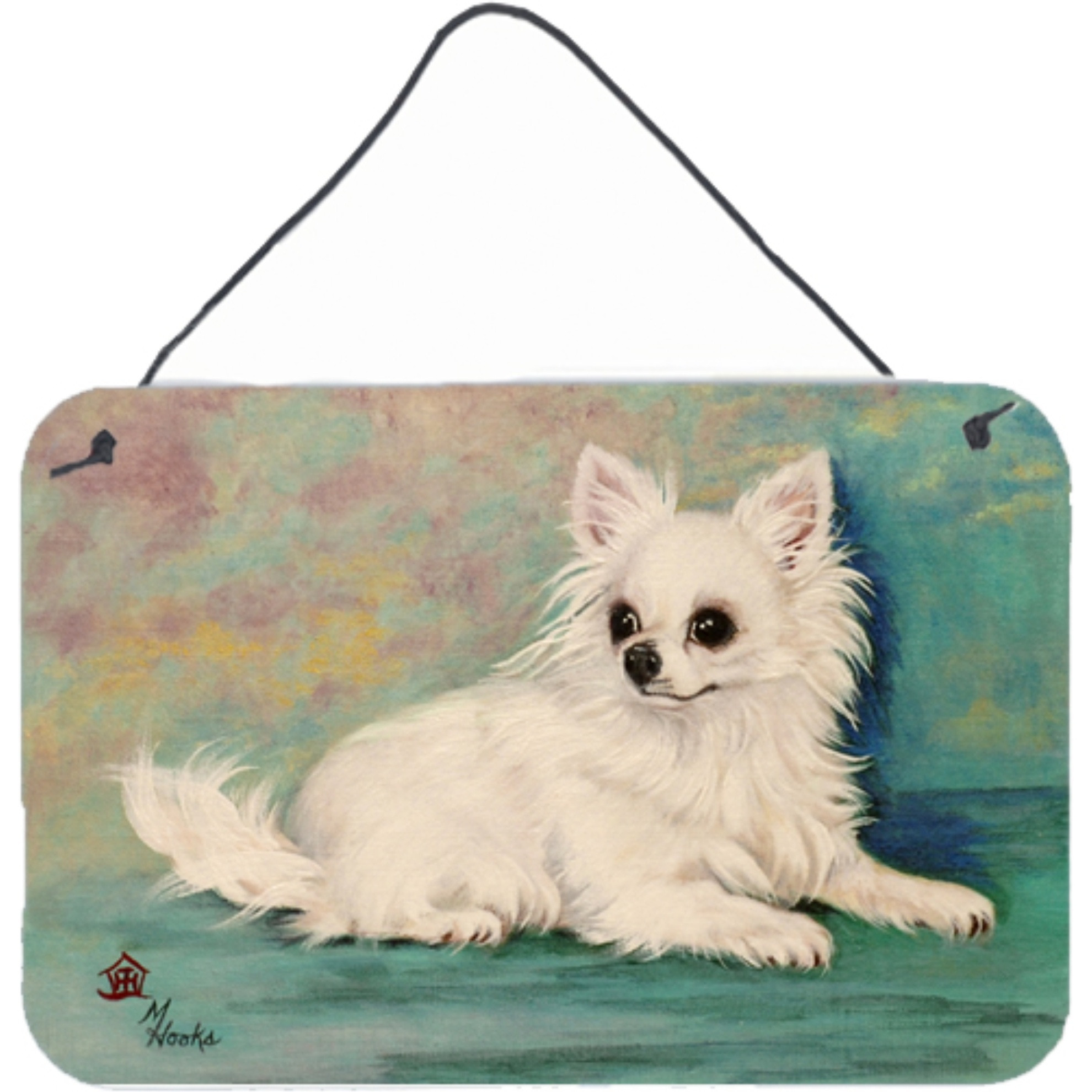 &quotCaroline's Treasures MH1057DS812 Chihuahua Queen Mother Wall or Door Hanging Prints, 8 x 12"", Multicolor"
