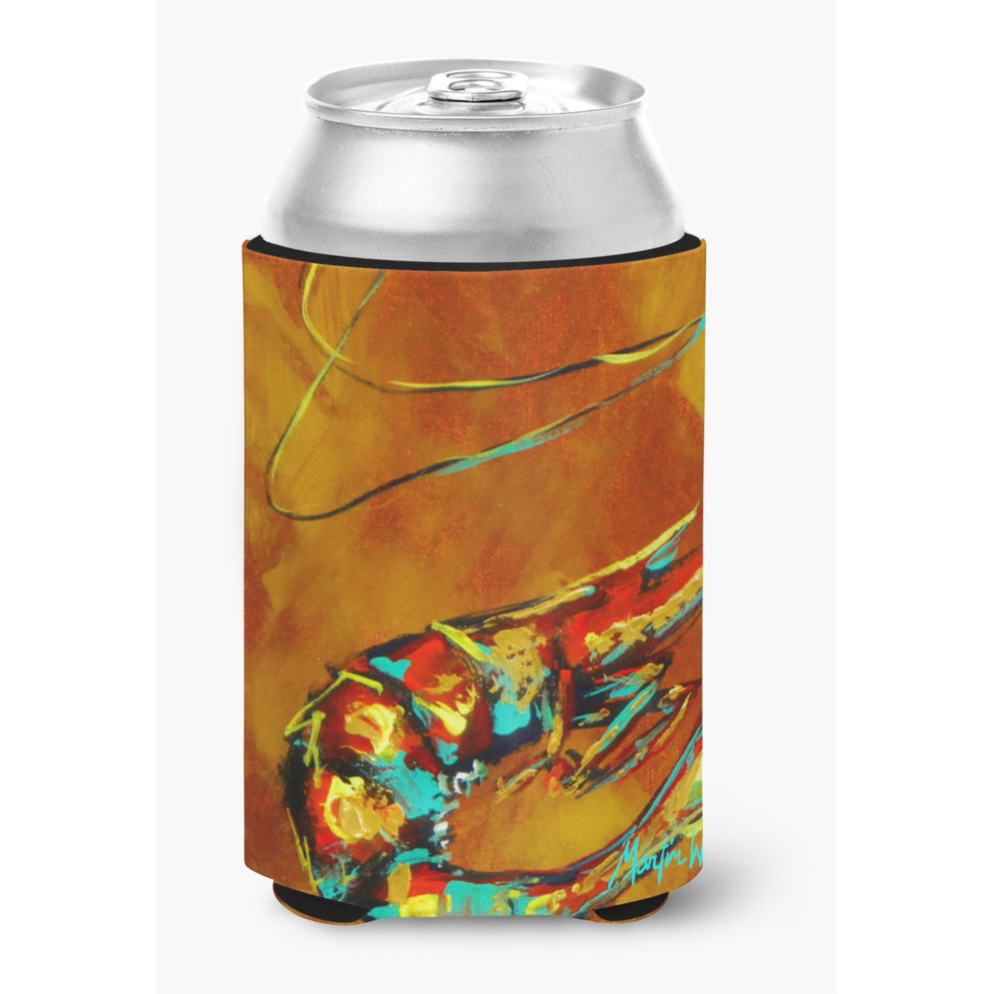 Shrimp Carmel Corn Can or Bottle Beverage Insulator Hugger