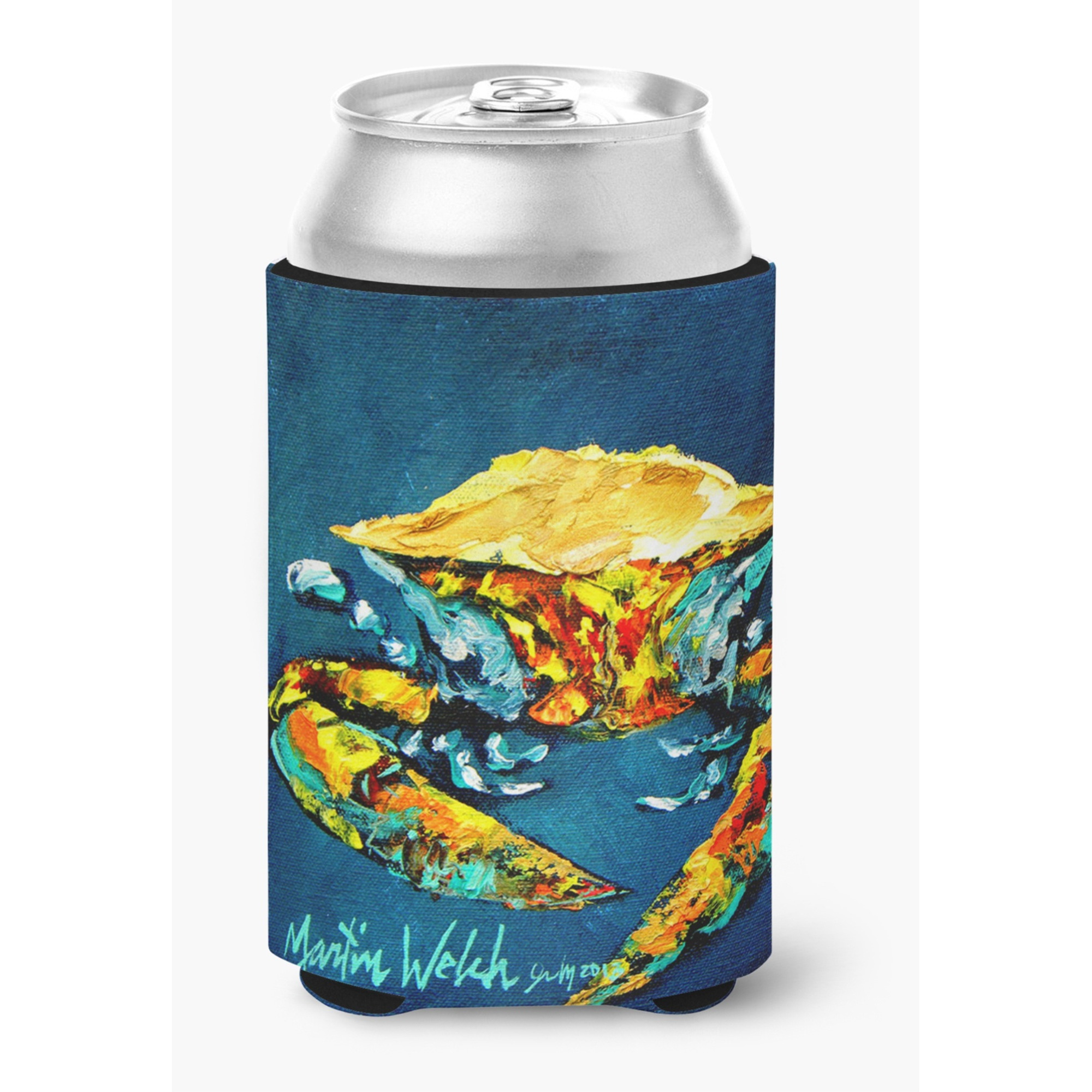 Crab Catch Up Can or Bottle Beverage Insulator Hugger