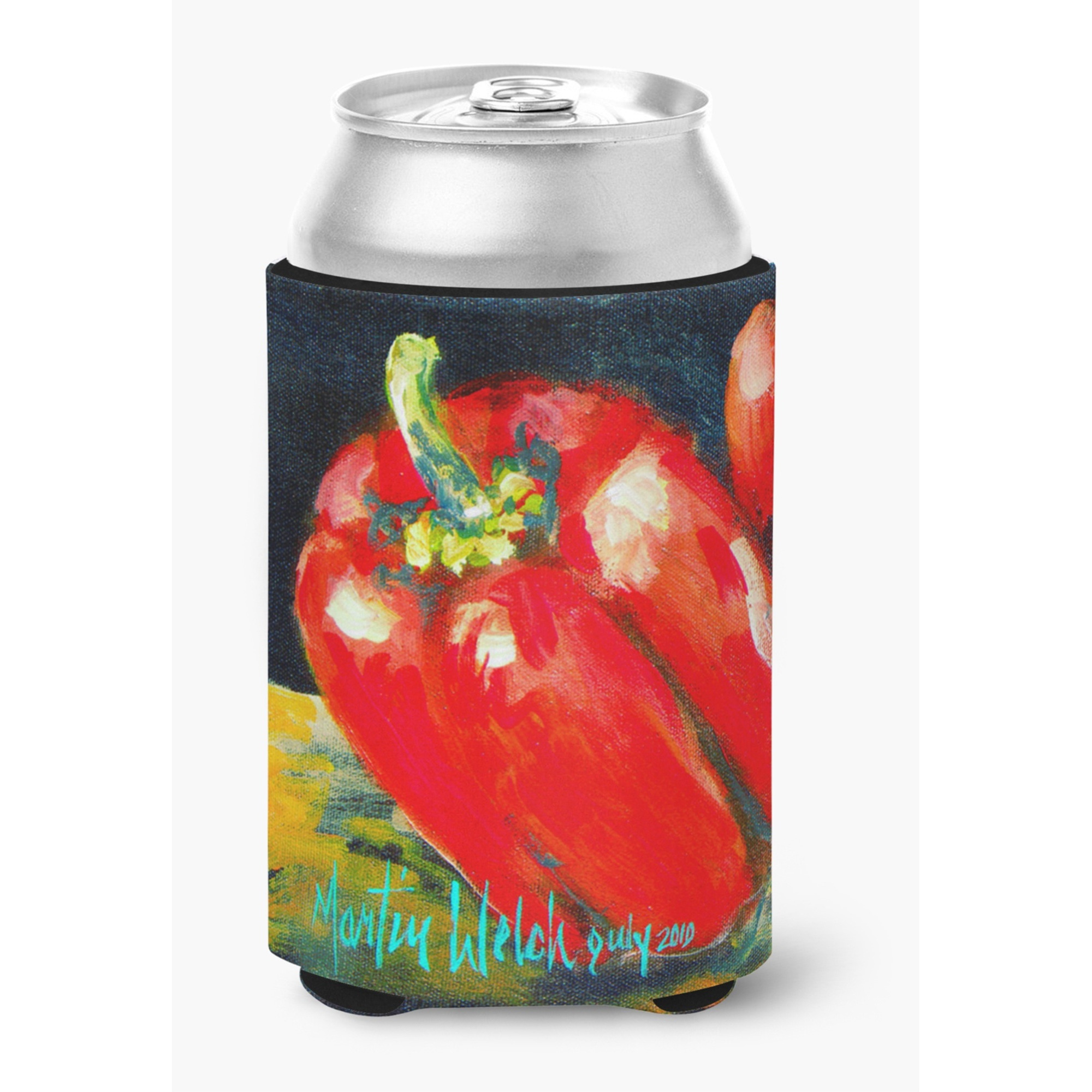 Vegetables - Bell Pepper Two Bells Can or Bottle Beverage Insulator Hugger