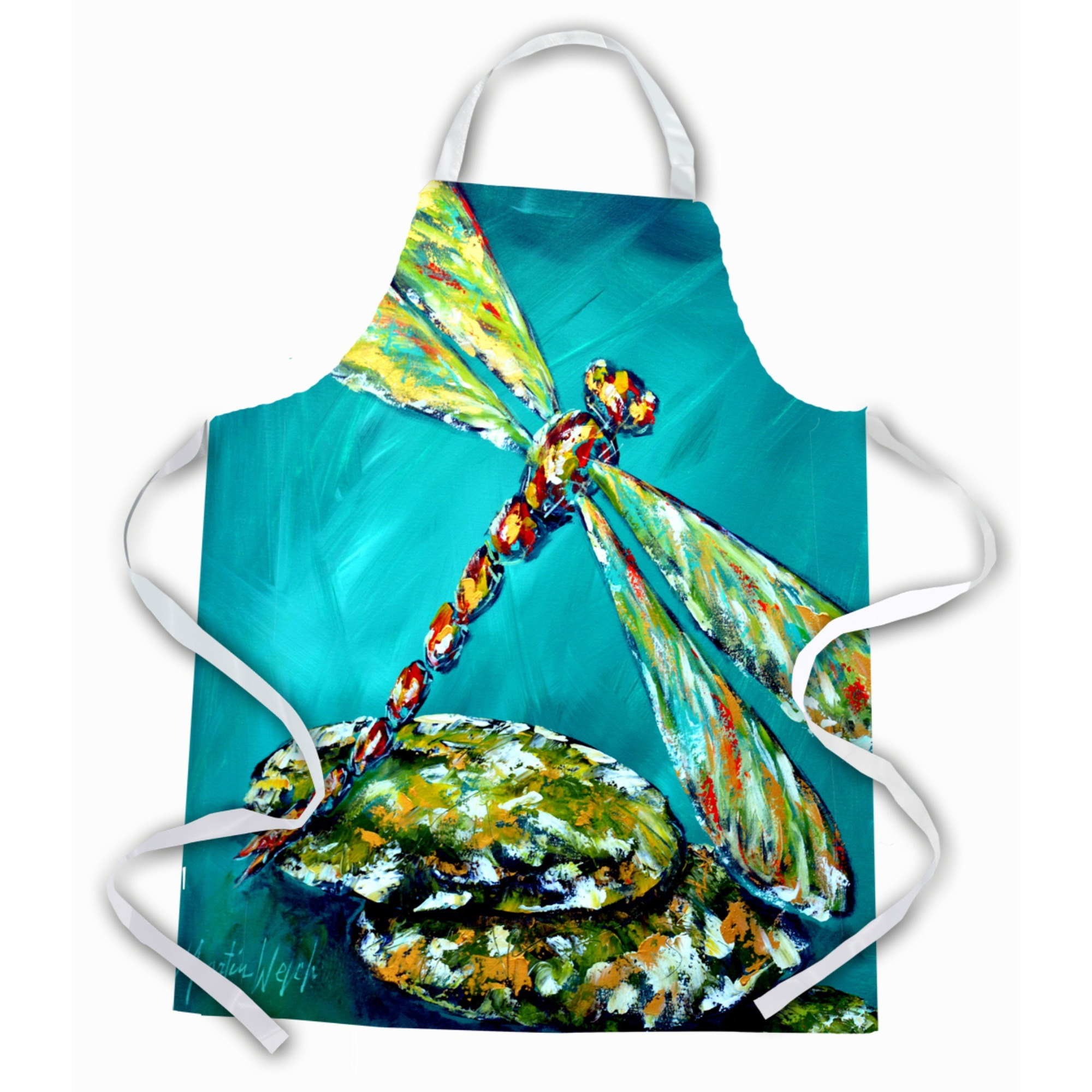 &quotCaroline's Treasures MW1144APRON Insect-Dragonfly Matin Apron, Large, Multicolor"