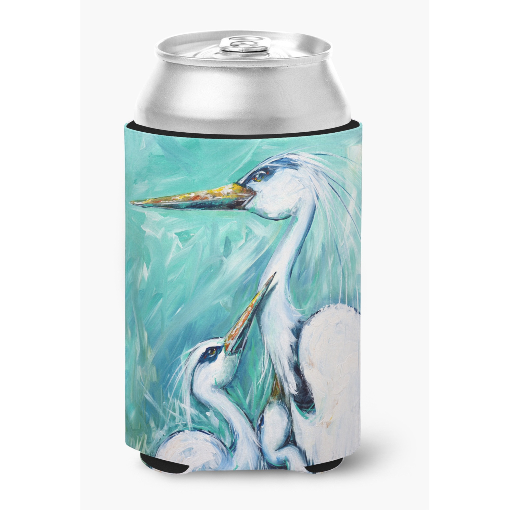 &quotCaroline's Treasures MW1145CC Mother's Love Egret Can Or Bottle Hugger, Multicolor"