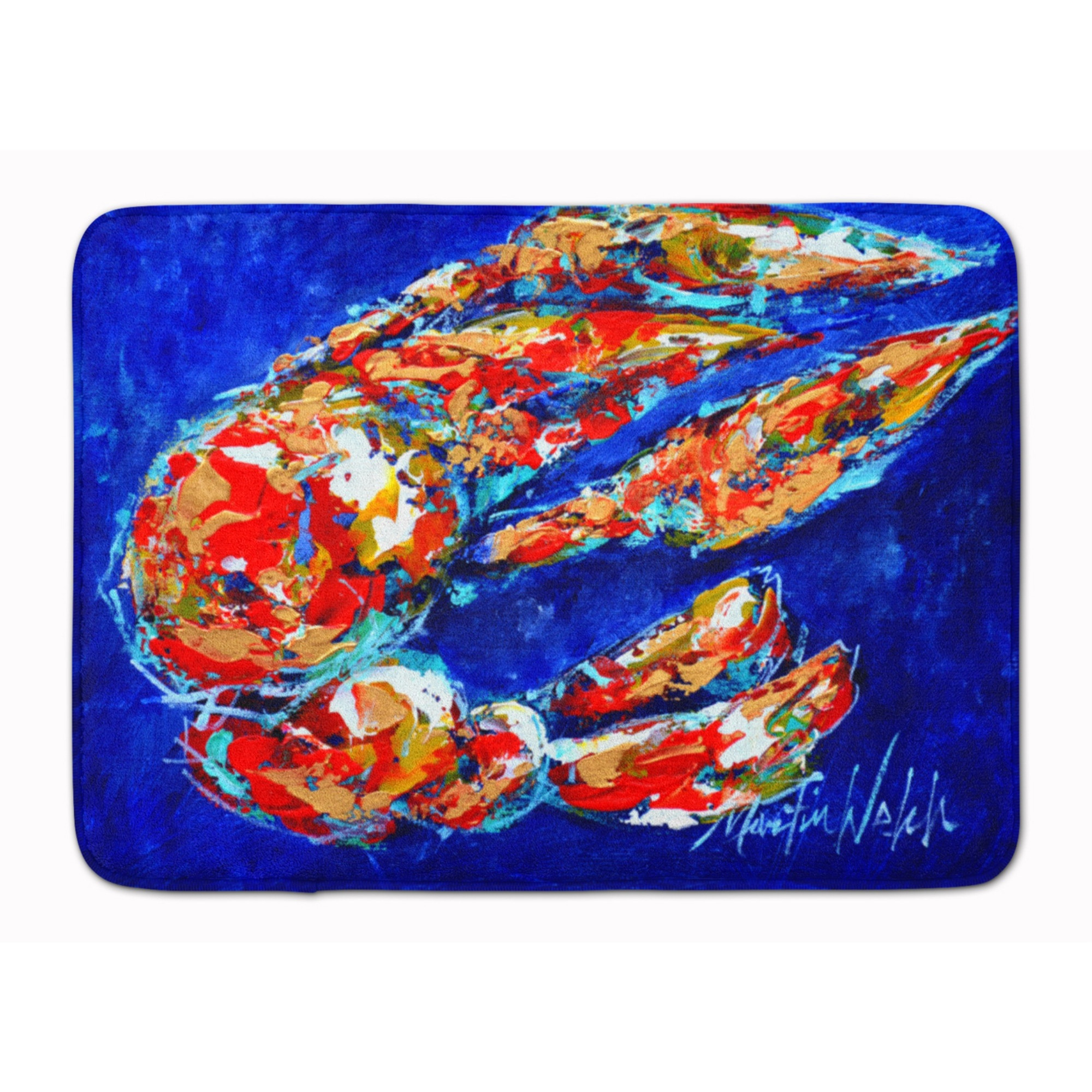 &quotCaroline's Treasures Craw Momma Crawfish Floor Mat, 19"" x 27"", Multicolor"
