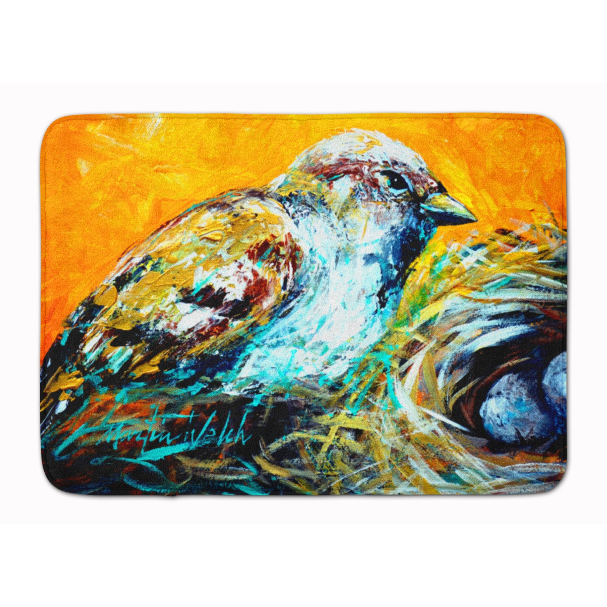 &quotCaroline's Treasures Look at the Birdie Floor Mat, 19"" x 27"", Multicolor"