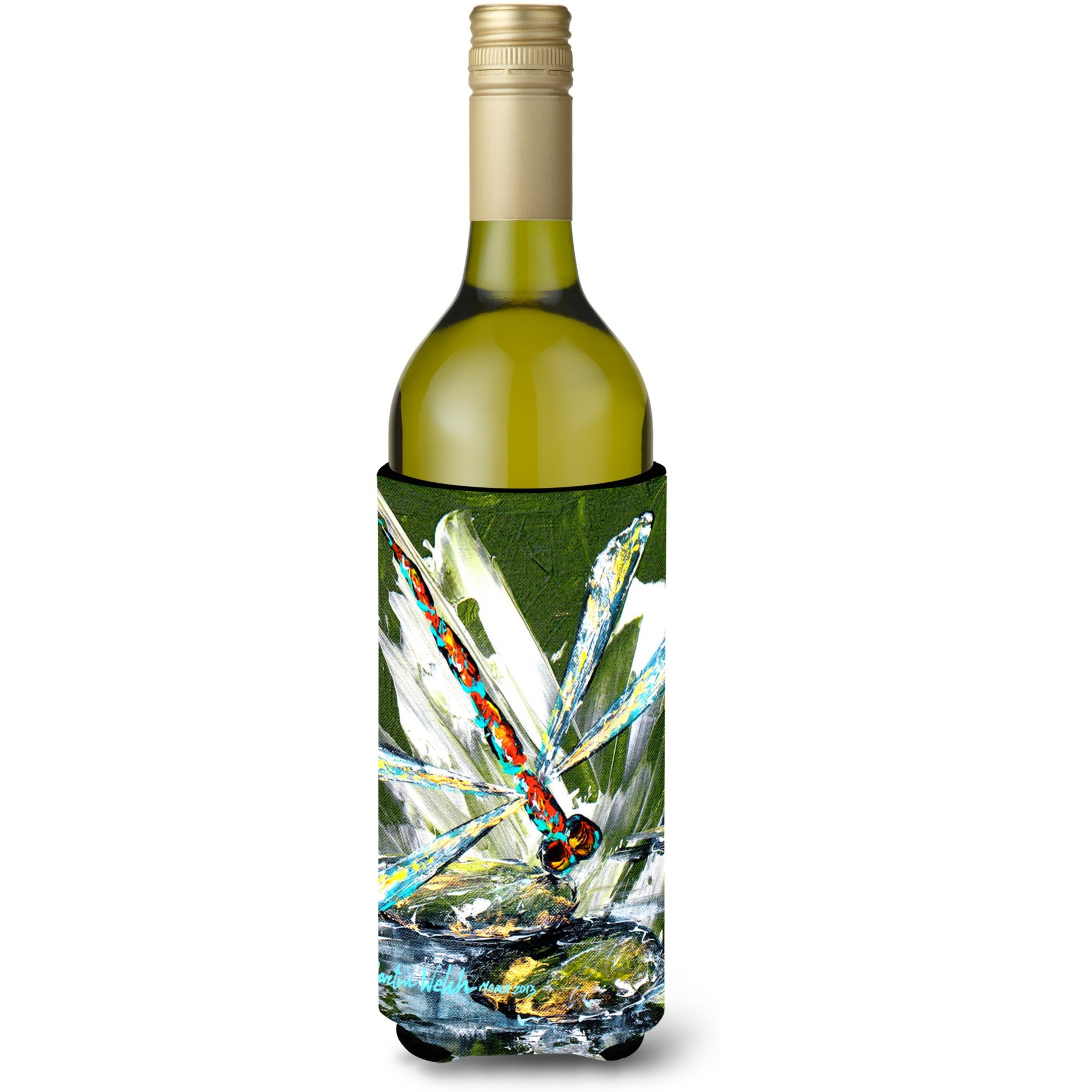 Bug Eye Dragonfly Wine Bottle Beverage Insulator Hugger MW1182LITERK