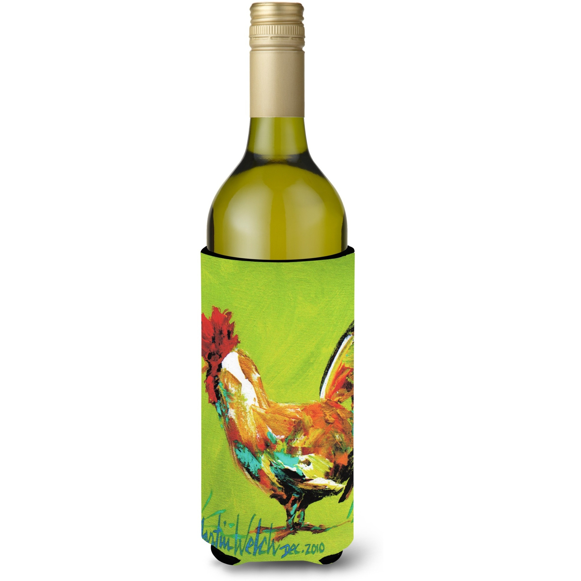 Cockadoo Rooster Wine Bottle Beverage Insulator Hugger MW1192LITERK