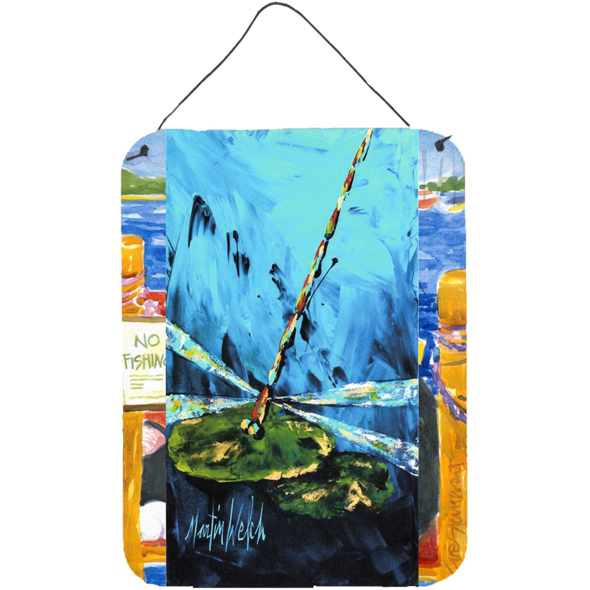 &quotCaroline's Treasures Gg's Dragonfly Wall or Door Hanging Prints, 16"" x 12"""