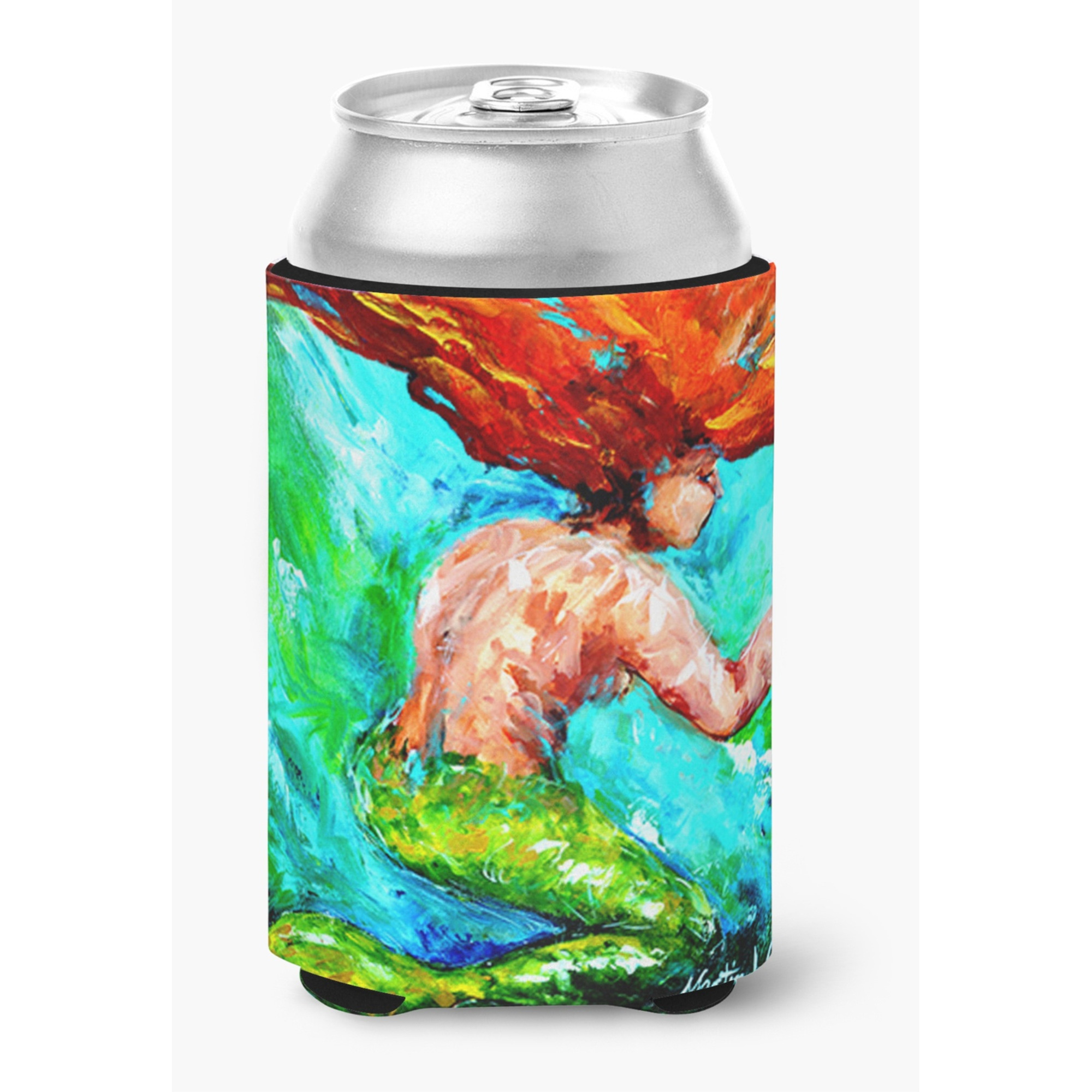 &quotCaroline's Treasures MW1200CC Mermaids Heaven Can Or Bottle Hugger, Multicolor"