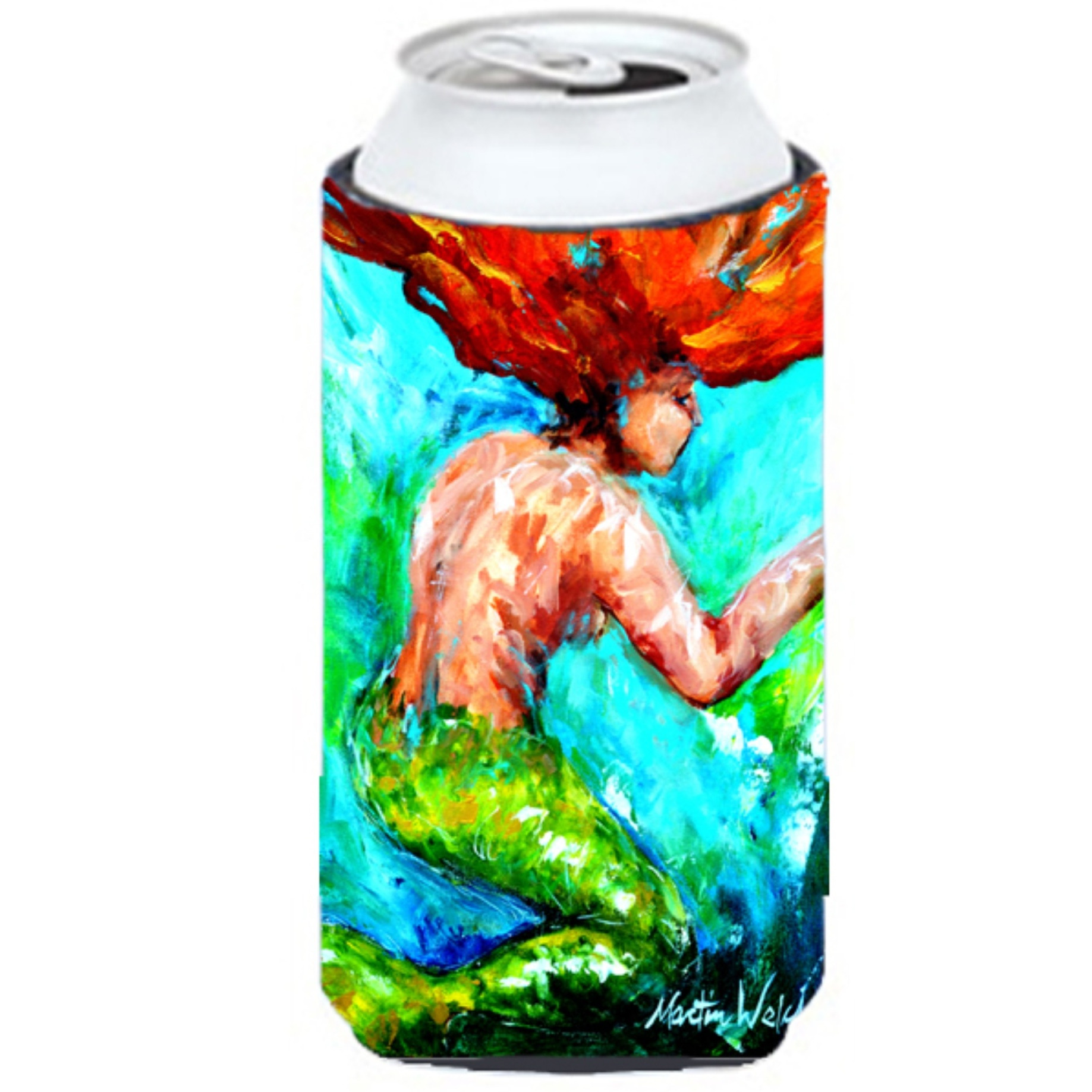 Mermaids Heaven Tall Boy Beverage Insulator Hugger MW1200TBC
