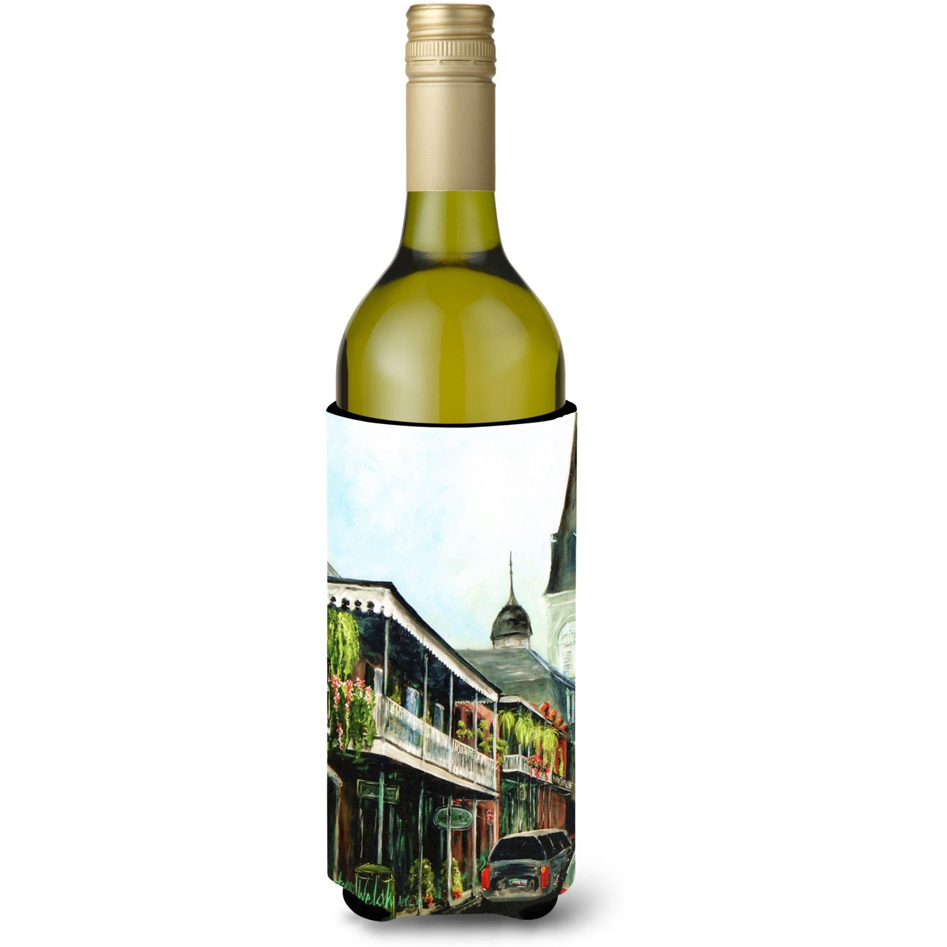 St Louis Cathedral Wine Bottle Beverage Insulator Hugger MW1201LITERK