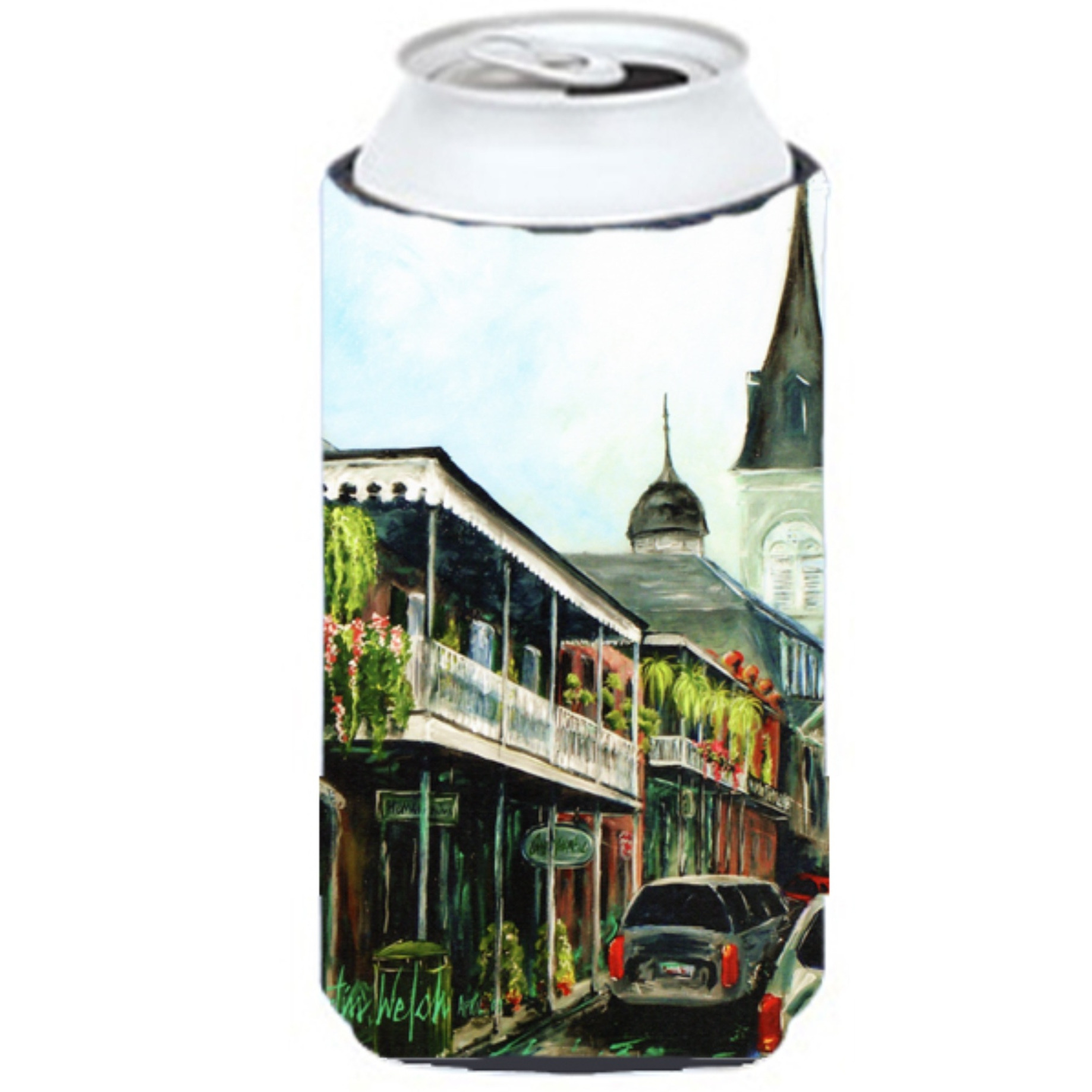 St Louis Cathedral Tall Boy Beverage Insulator Hugger MW1201TBC