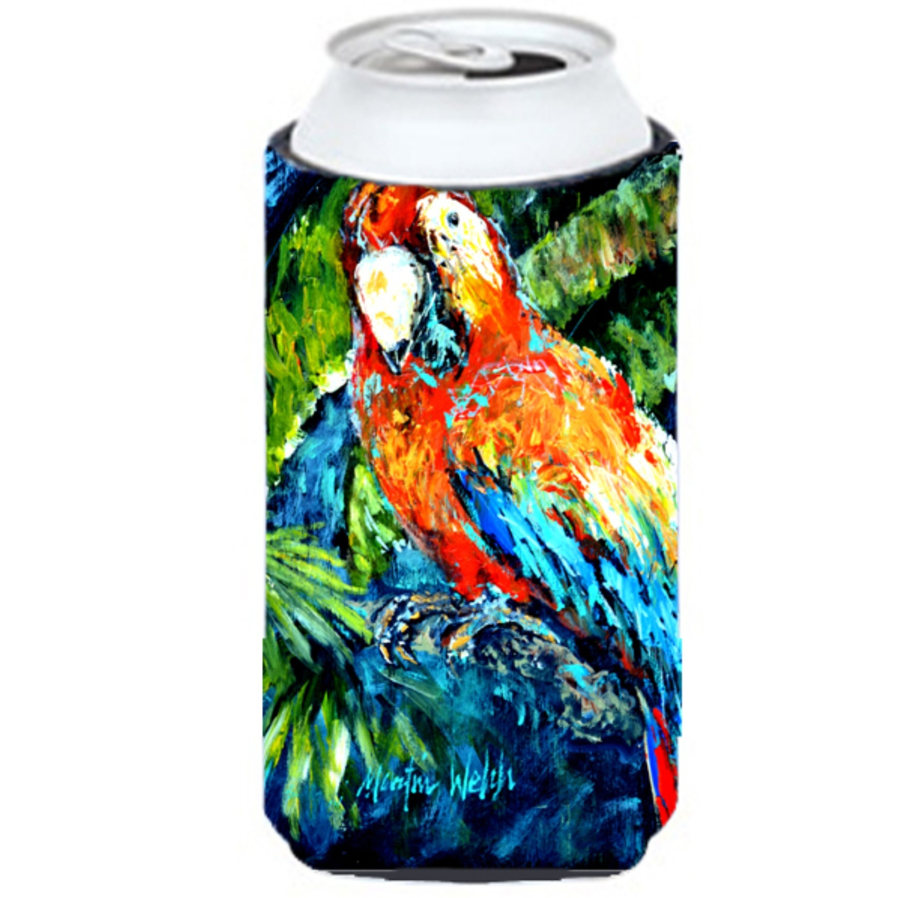 Yo Yo Mama Parrot Tall Boy Beverage Insulator Hugger MW1204TBC