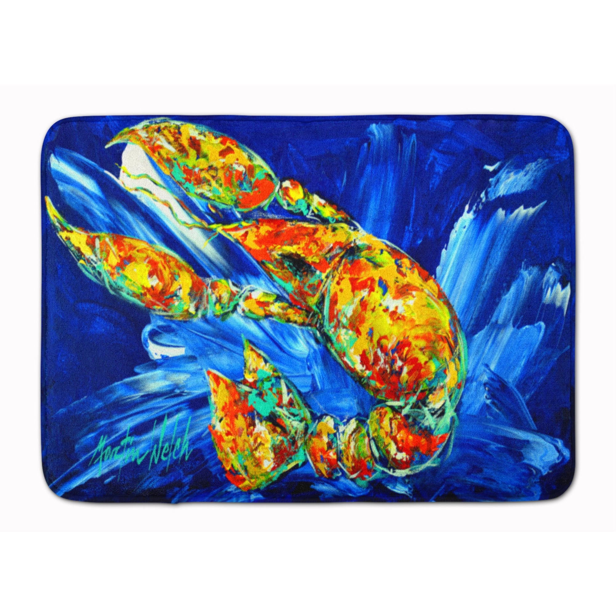 &quotCaroline's Treasures Plano Crawfish Floor Mat, 19"" x 27"", Multicolor"