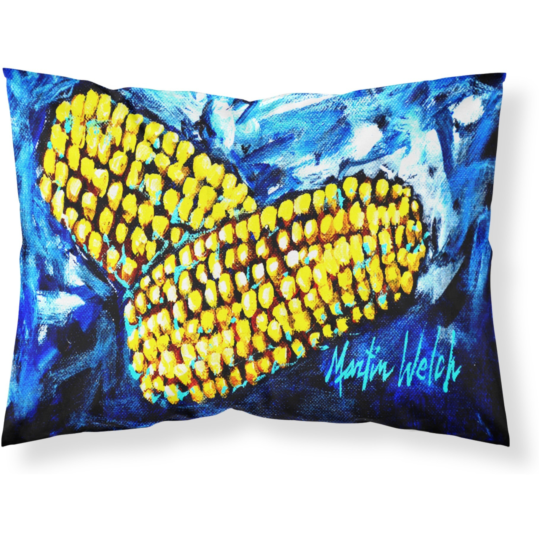 &quotCaroline's Treasures Two Corn Please Fabric Standard Pillowcase MW1235PILLOWCASE, Multicolor"