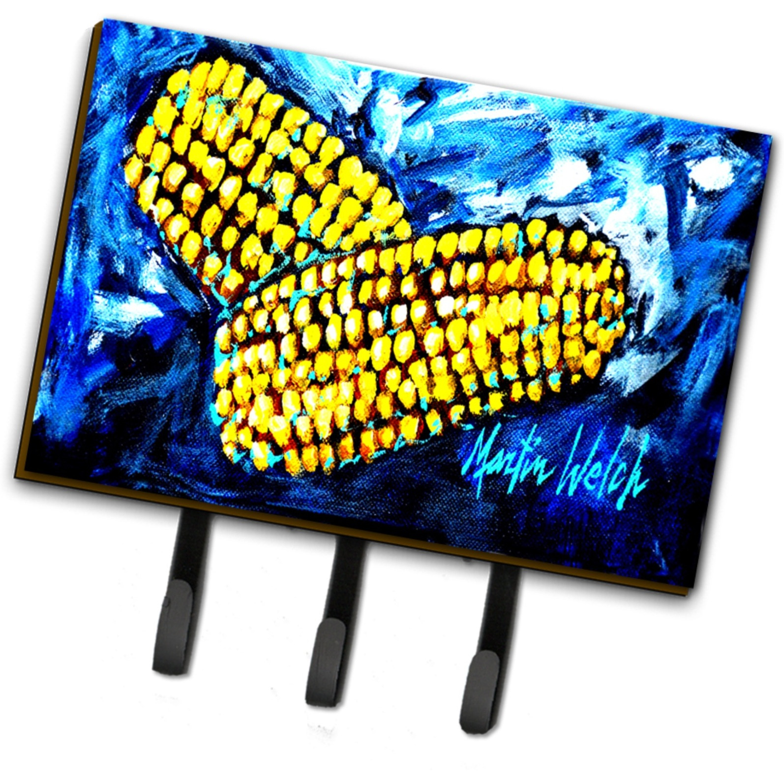 &quotCaroline's Treasures Two Corn Please Leash or Key Holder MW1235TH68, Triple"