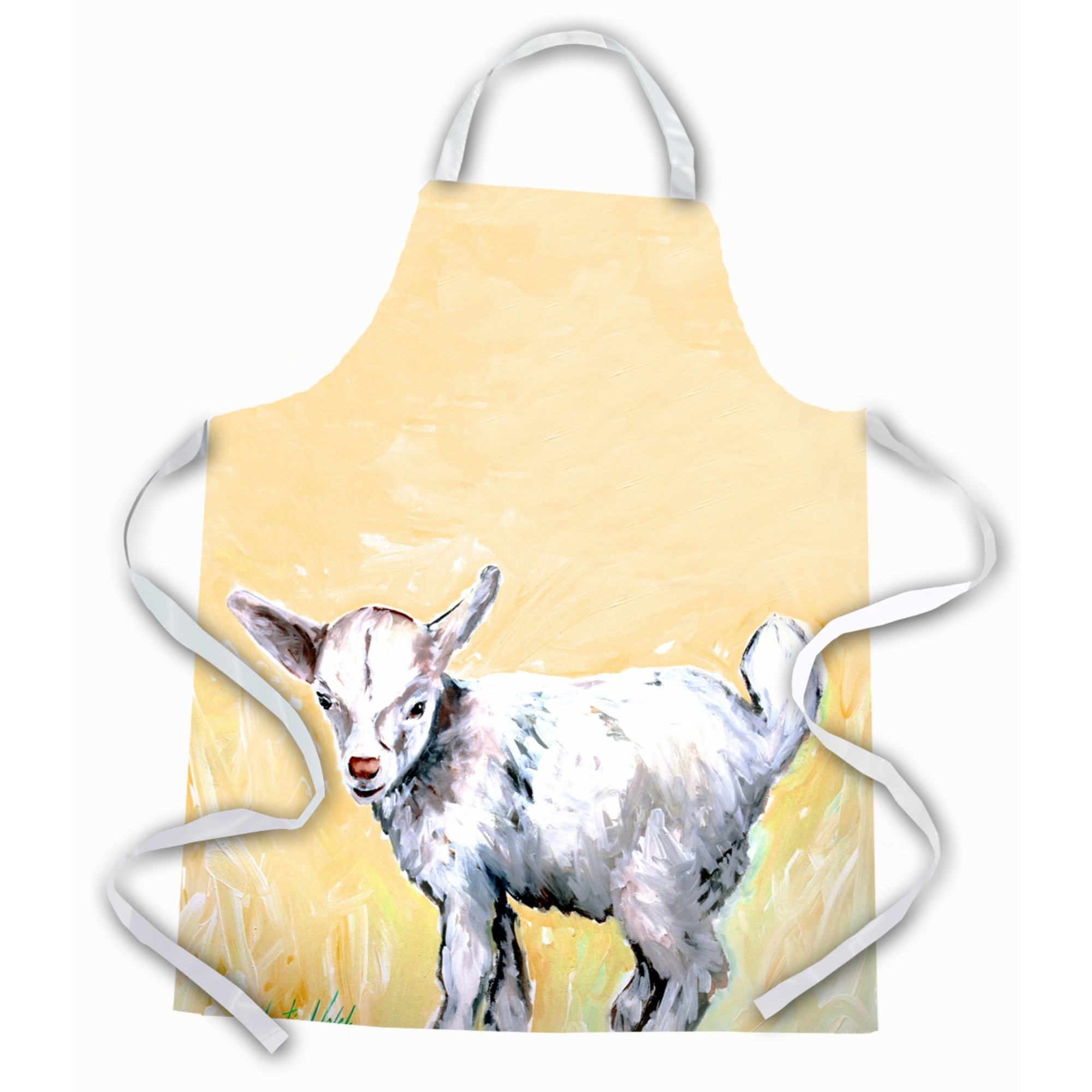 &quotCaroline's Treasures MW1244APRON Bill The Kid Goat Apron, Large, Multicolor"
