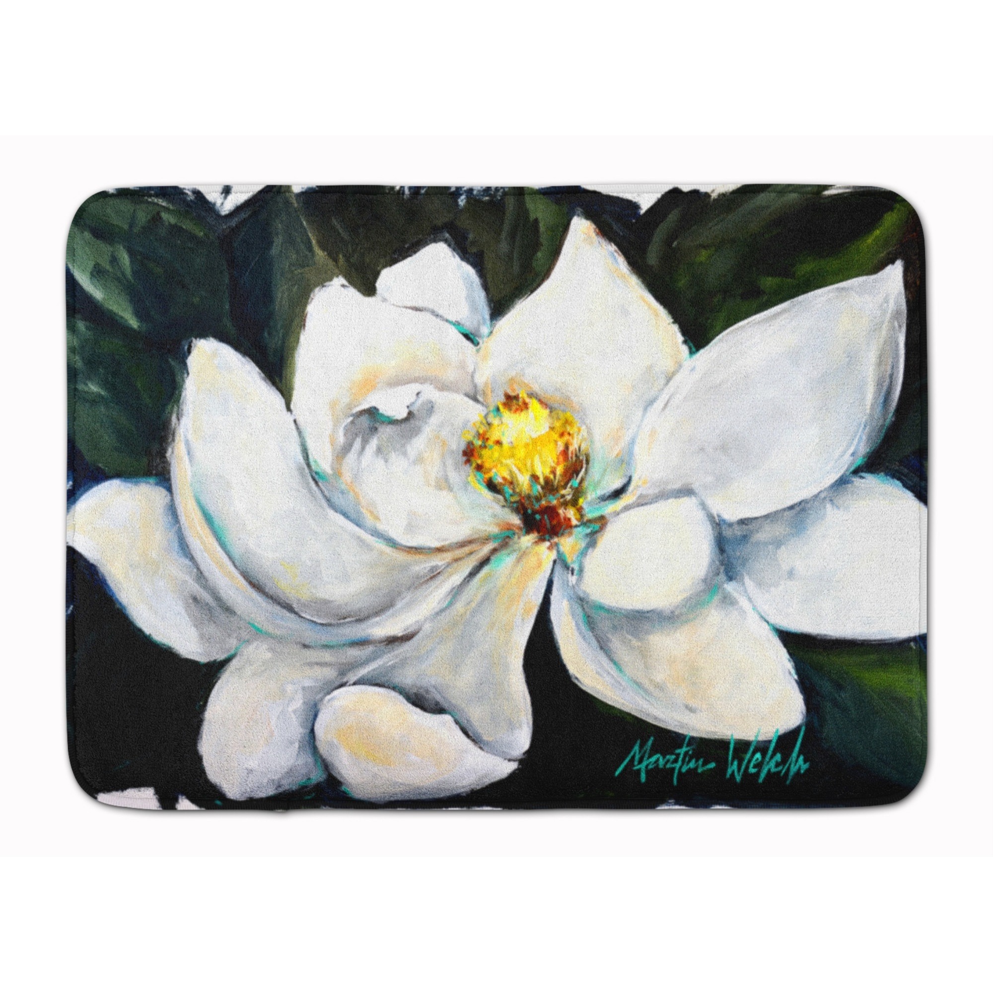 &quotCaroline's Treasures Sweet Magnolia Machine Washable Memory Foam Mat doormats, Multicolor"