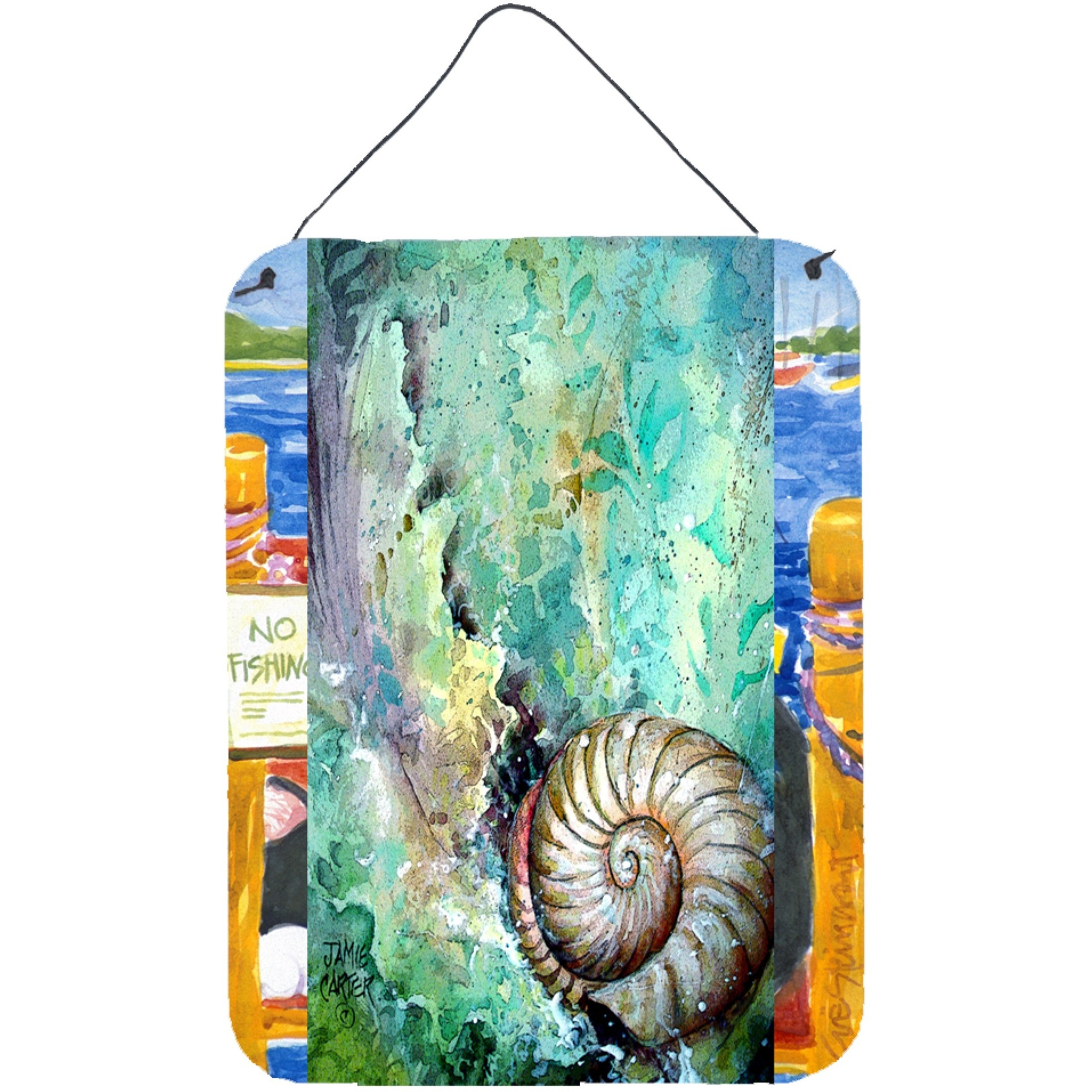&quotCaroline's Treasures PJC1037DS1216 The Treasure of the Surf Shell Wall or Door Hanging Prints, 16 x 12"", Multicolor"