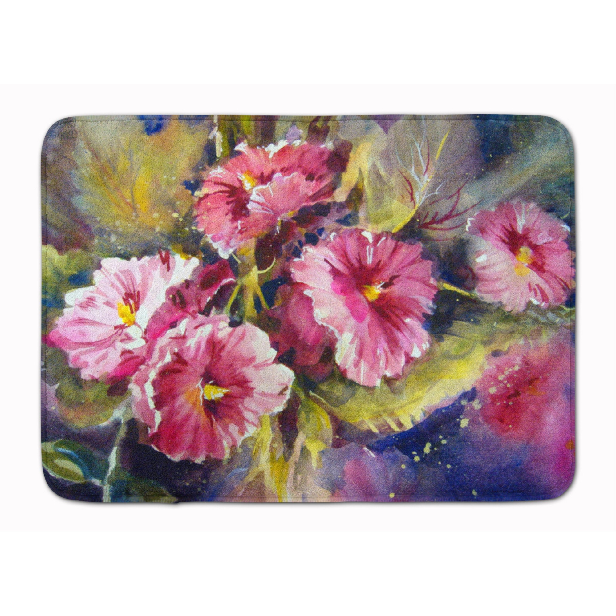 &quotCaroline's Treasures April Showers Bring Spring Flowers Floor Mat, 19"" x 27"", Multicolor"