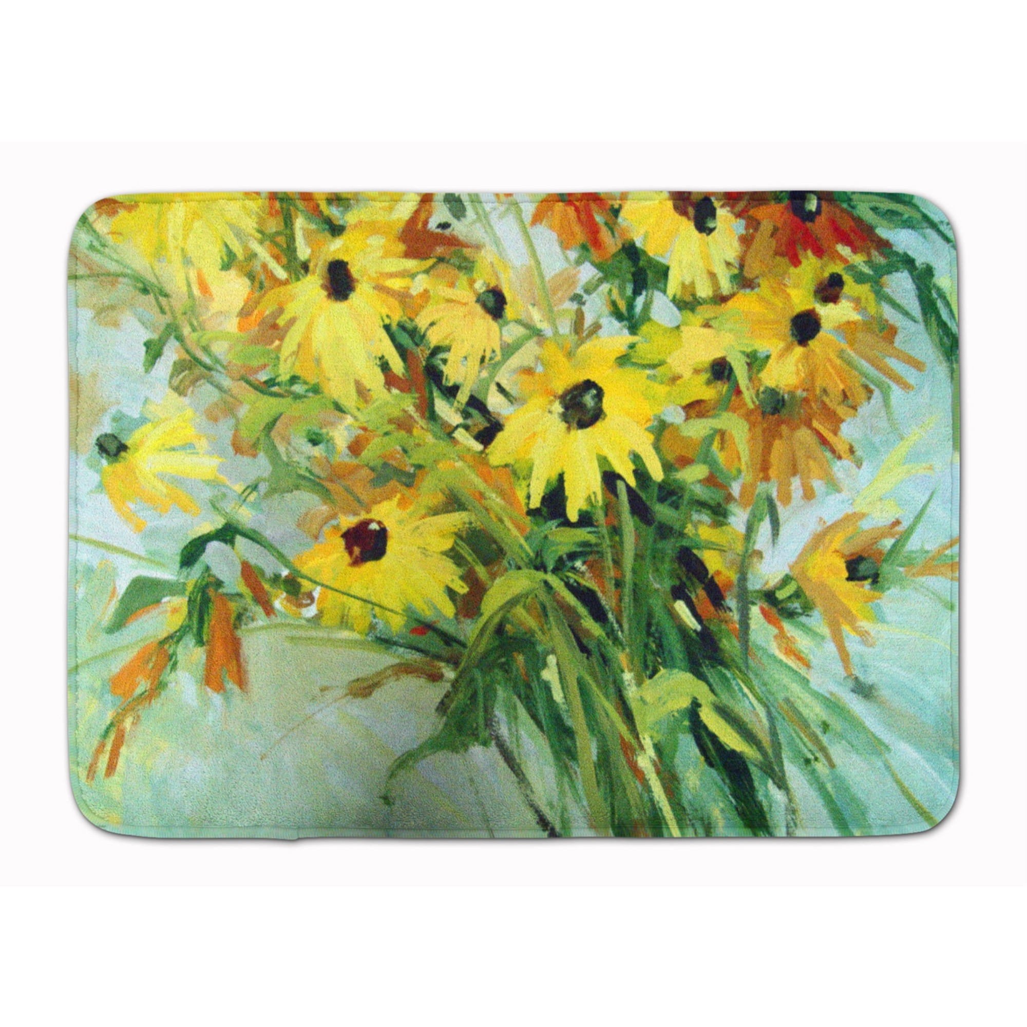 &quotCaroline's Treasures Wildflower Bouquet Flowers Floor Mat, 19"" x 27"", Multicolor"
