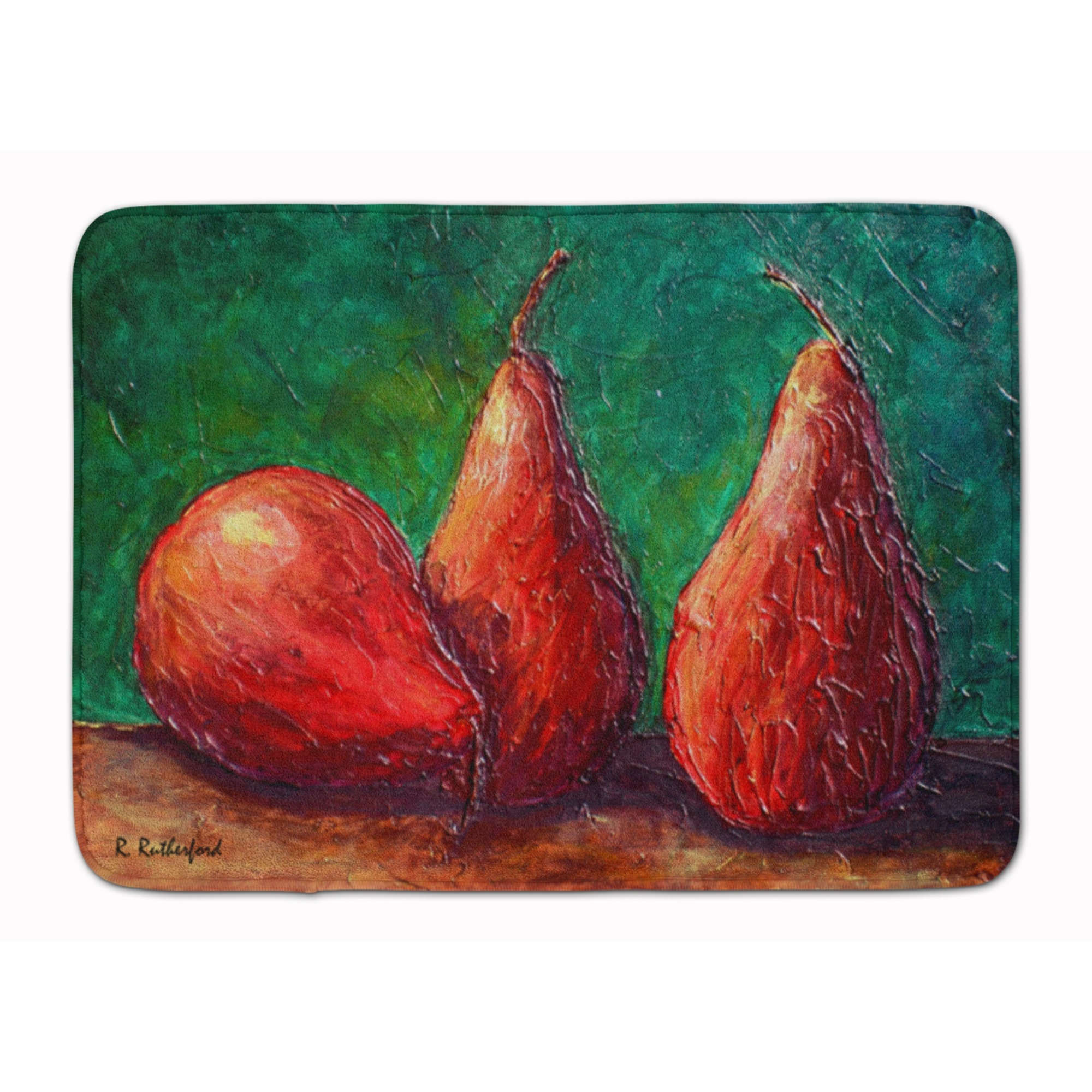 &quotCaroline's Treasures Pears Floor Mat, 19"" x 27"", Multicolor"