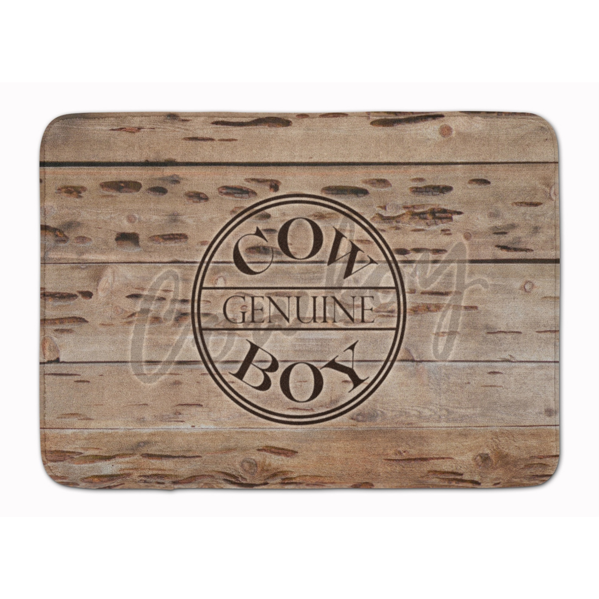 &quotCaroline's Treasures Cow Boy Branded Floor Mat, 19"" x 27"", Multicolor"