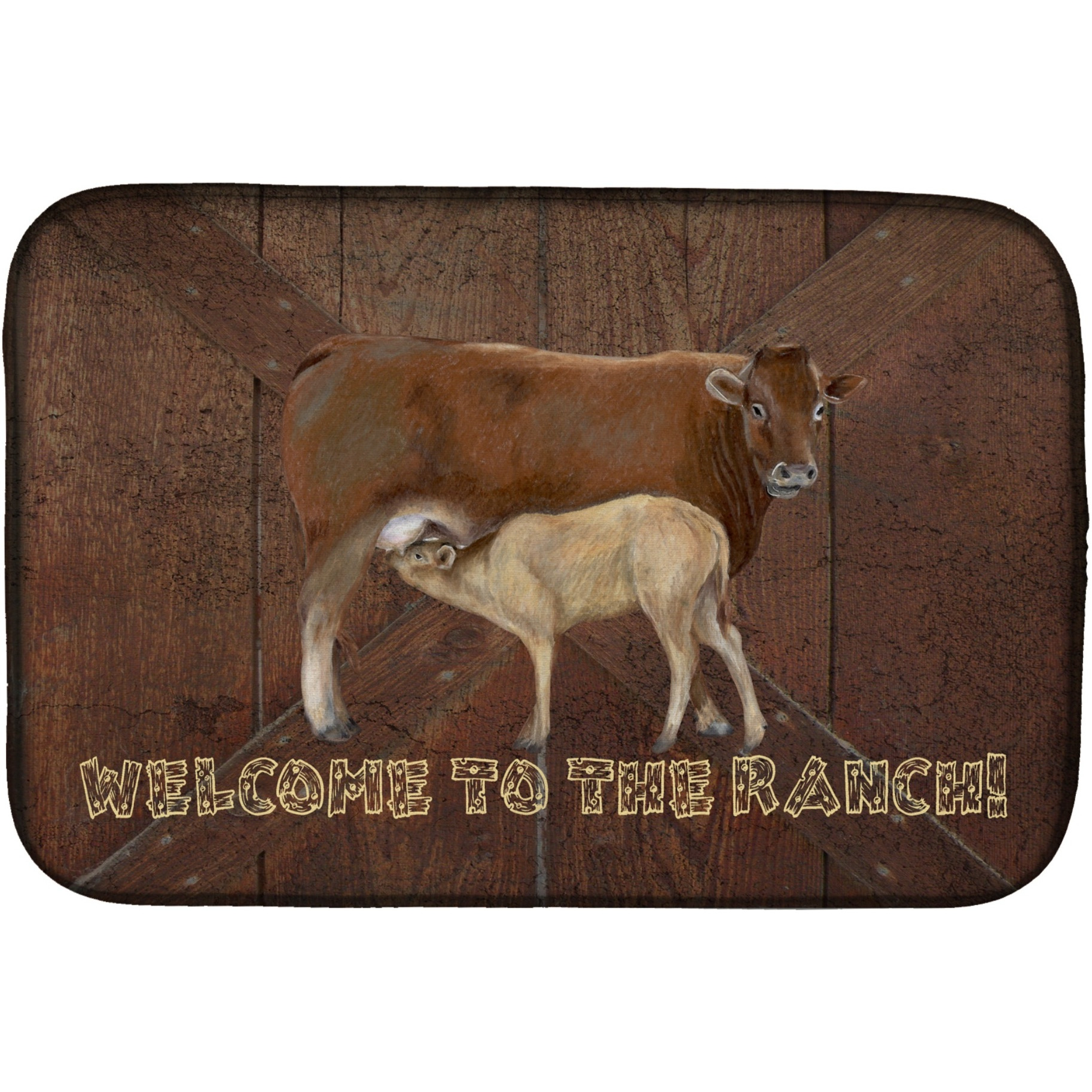 &quotCaroline's Treasures Adds A Touch Of Flair Dish Drying Mat, 14"" x 21"", Multicolor"