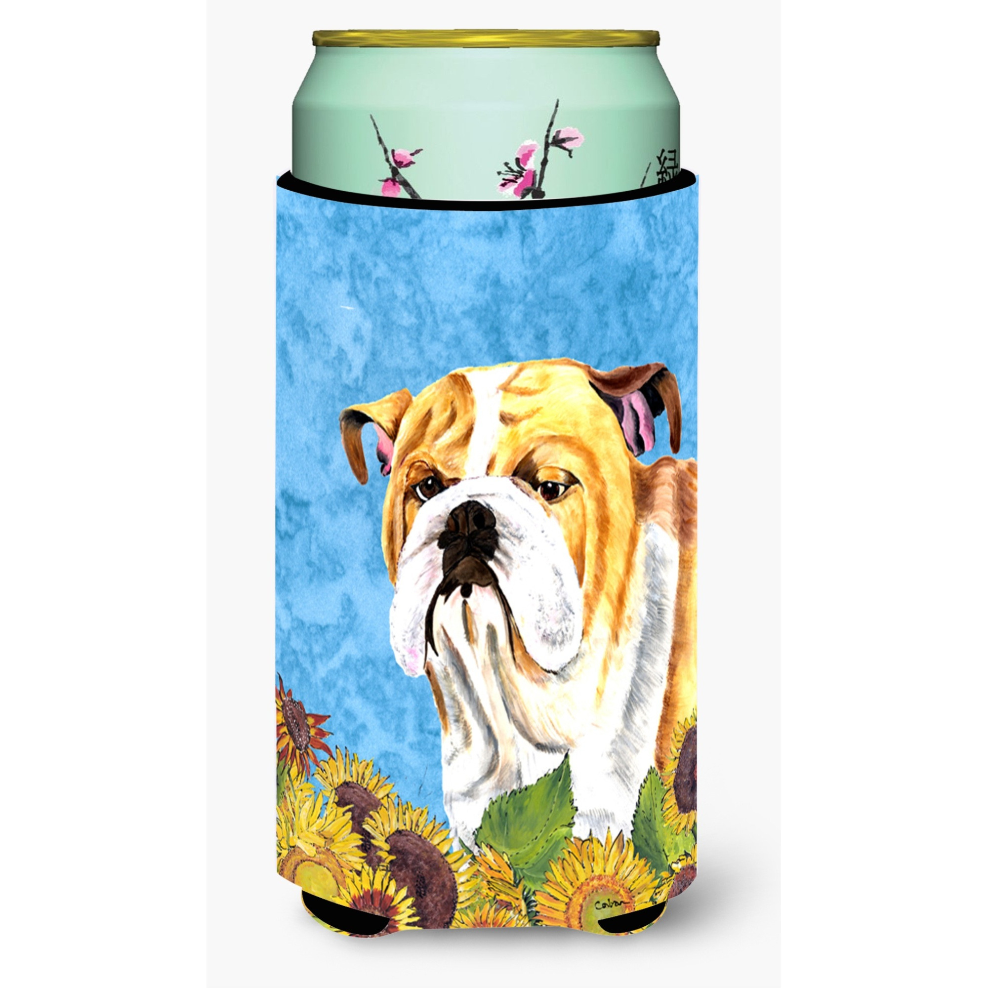 Bulldog English  Tall Boy Beverage Insulator Beverage Insulator Hugger