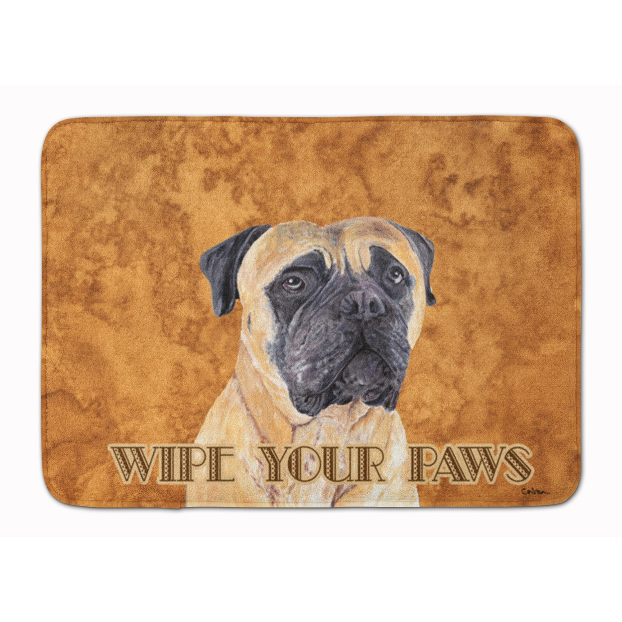 &quotCaroline's Treasures Mastiff Wipe your Paws Floor Mat, 19"" x 27"", Multicolor"